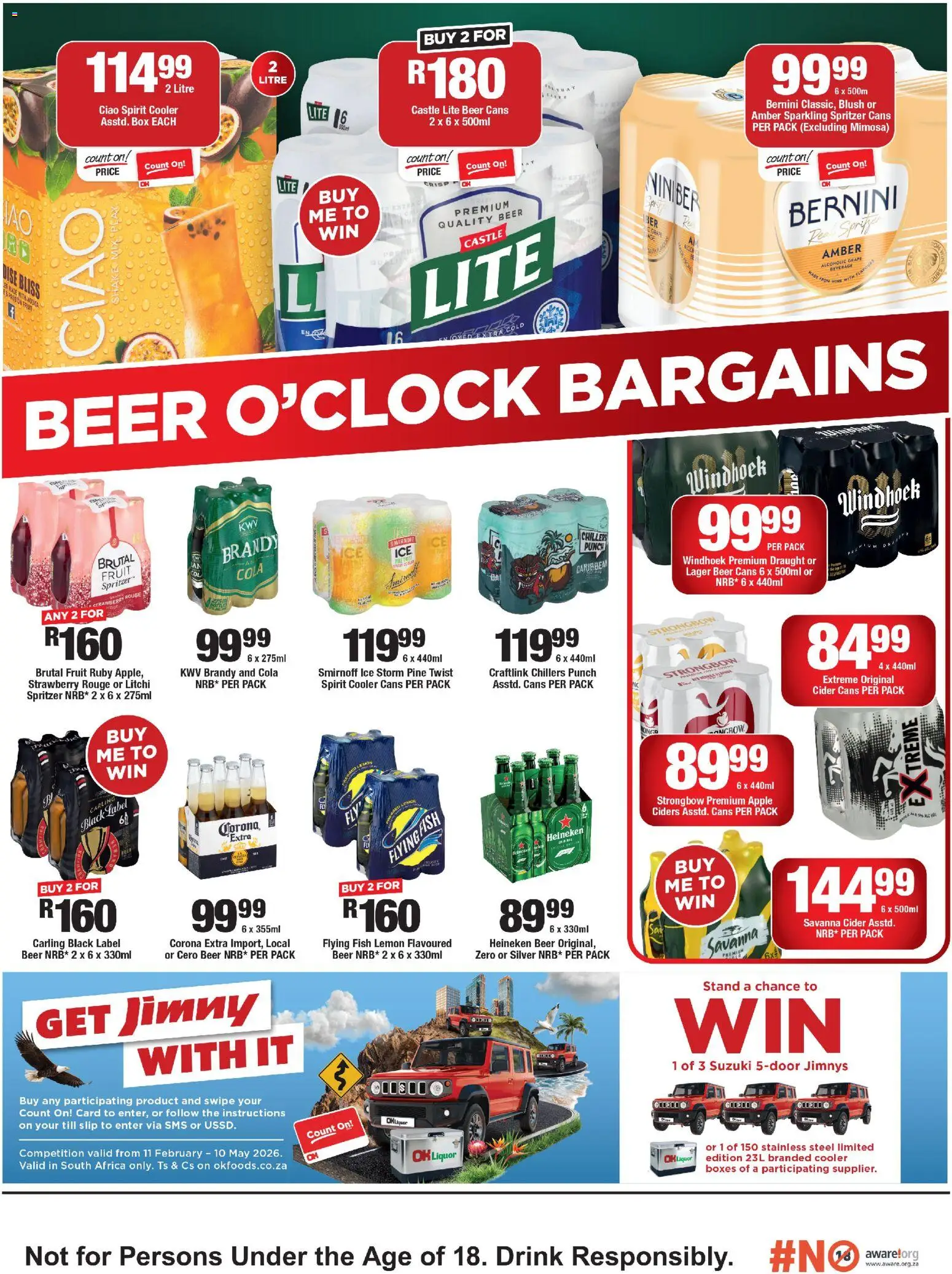 New OK Foods catalogue – valid from 25.02.2026 | Page: 3 | Products: Blush, Fish, Fruit, Lemon