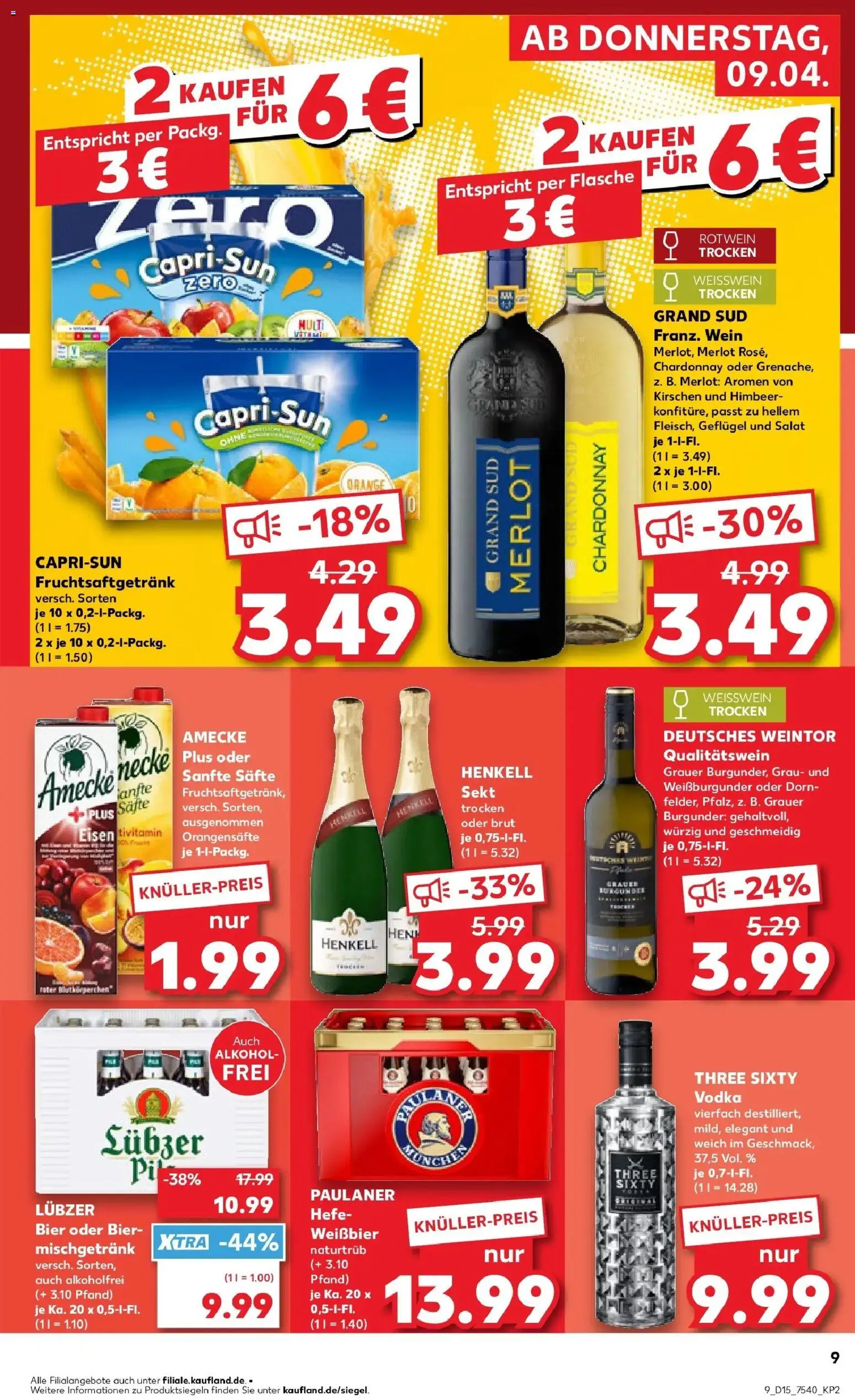 Kaufland Prospekt Merseburg	 – gültig ab 07.04.2026 | Seite: 21 | Produkte: Weißwein, Kirschen, Wein, Salat