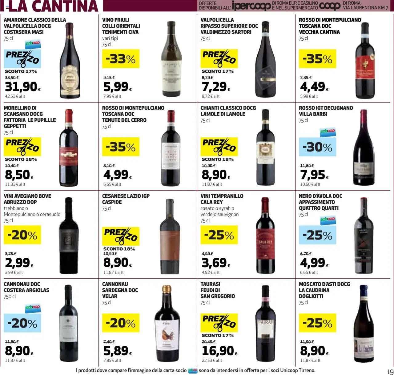 Volantino Ipercoop del 22.05.2025 | Pagina: 19 | Prodotti: Vino