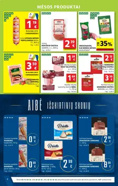 AIBE leidinys galioja nuo 13.11.2025 | Puslapis: 6 | Prekių: Sūris, Kumpis, Vytintas kumpis