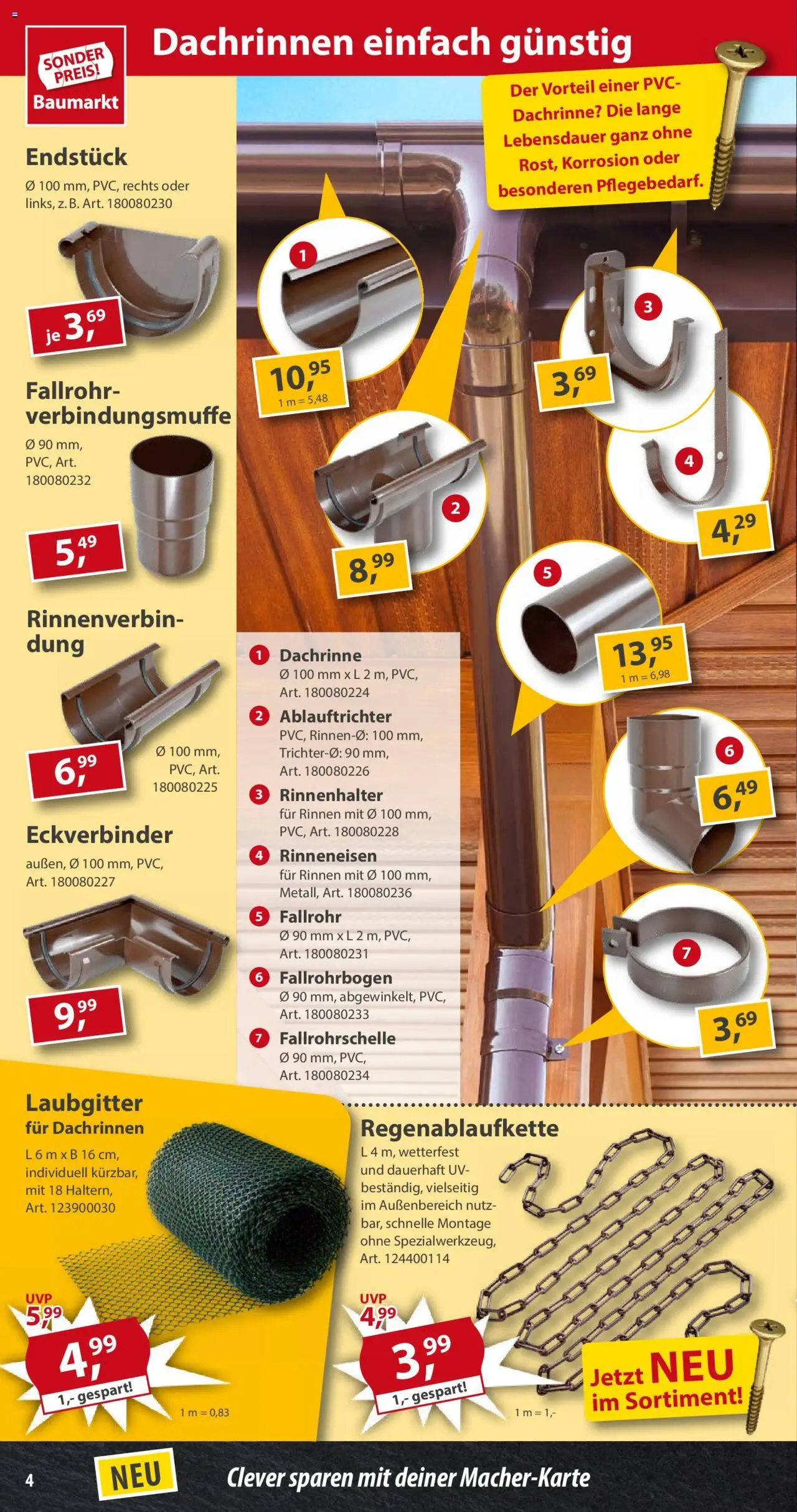 Sonderpreis Baumarkt Prospekt 	 - gültig ab dem 16.08.2025 | Seite: 4