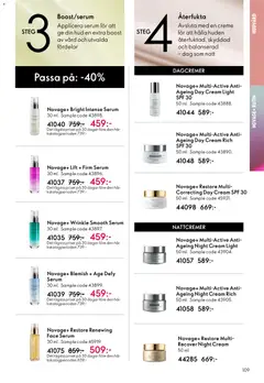 Novage+ Bright Intense Serum, 30 ml. Sample code 43898. - Förhandsvisning av reklamblad från butik Oriflame aktuell från 11.03.2026 | Sida: 109 | Produkter: Serum