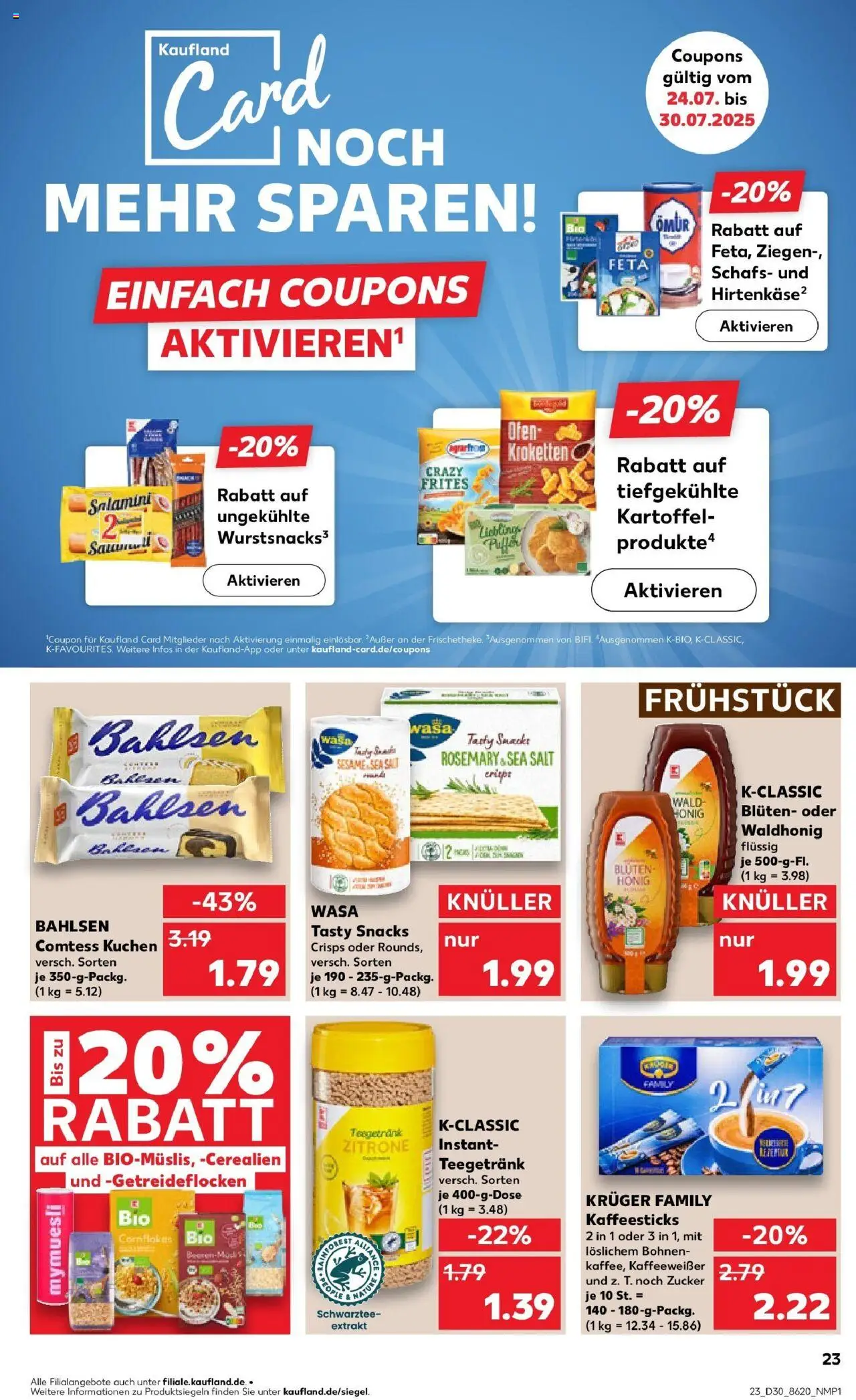 Kaufland prospekt Bottrop	 - gültig ab dem 23.07.2025 | Seite: 23 | Produkte: Ofen, Zucker, Zitrone, Kuchen