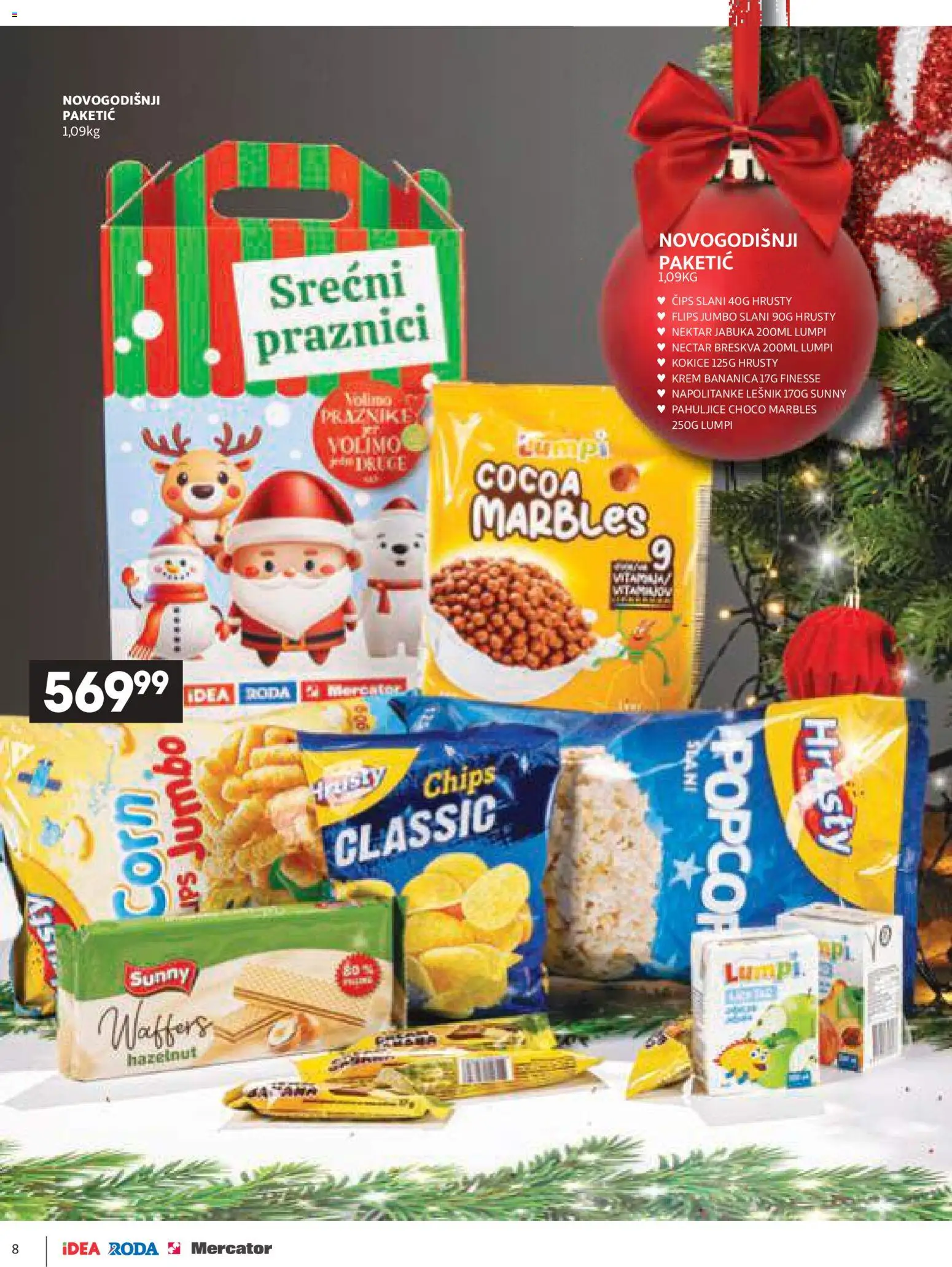 Idea katalog - važi od 11.12.2025 | Strana: 8 | Proizvode: Čips, Lešnik, Nektar, Breskva