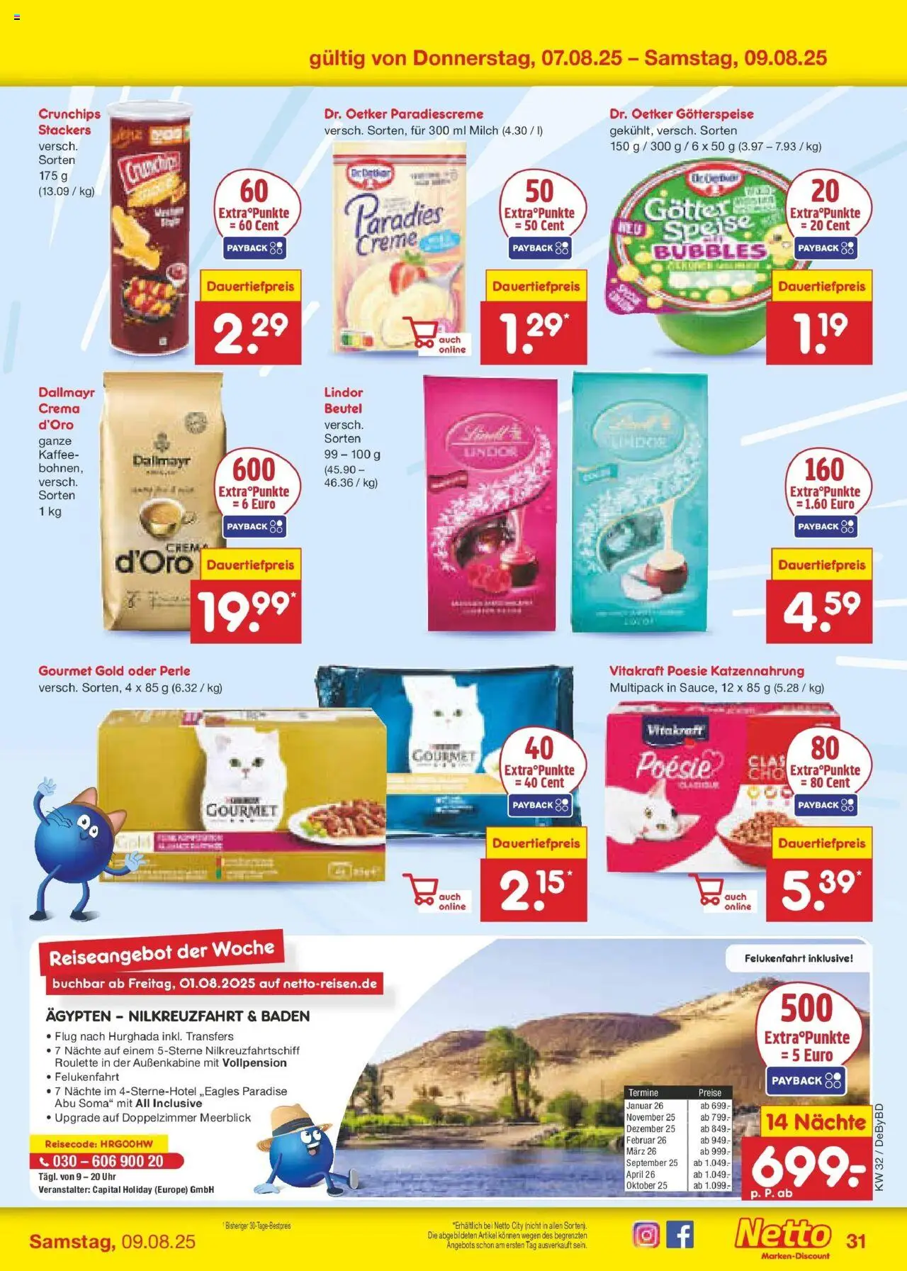 Netto Marken-Discount prospekt Buttenwiesen	 - gültig ab dem 04.08.2025 | Seite: 55 | Produkte: Milch, Creme, Dallmayr, Uhr
