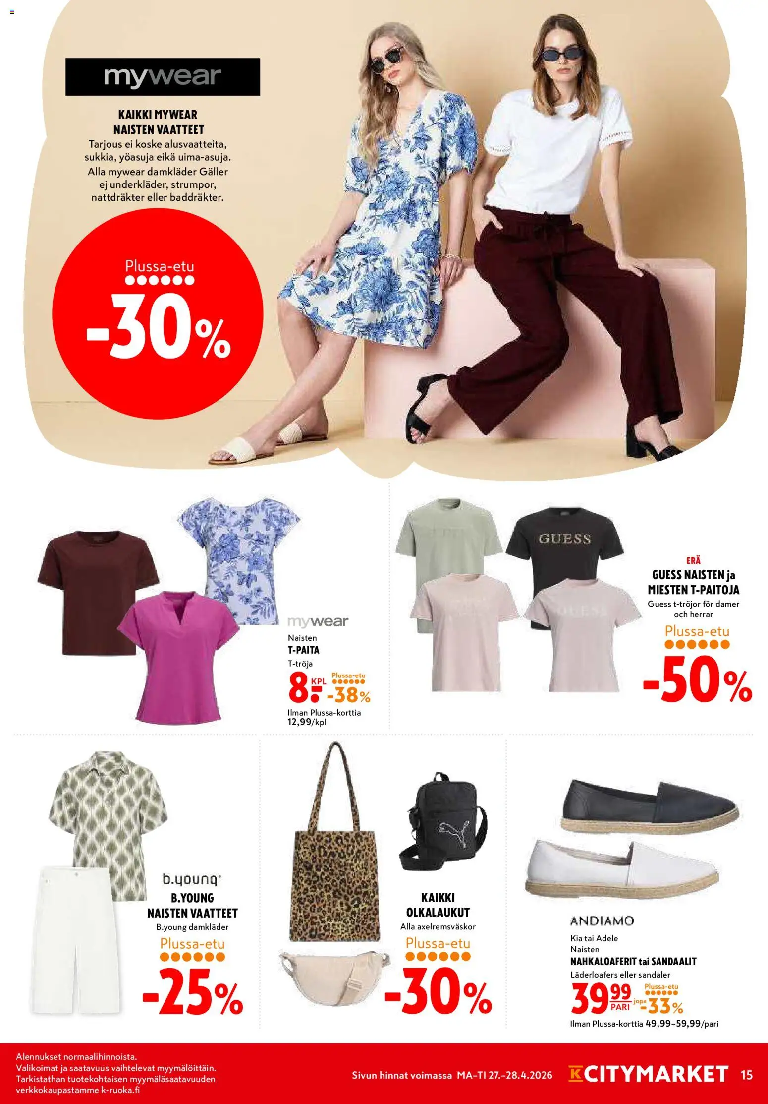 K-Citymarket tarjoukset – voimassa 27.04.2026 alkaen | Sivu: 15