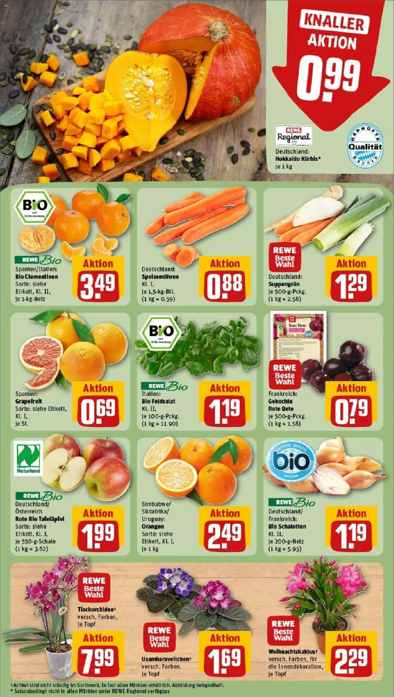 Rewe prospekt Eurasburg	 – gültig ab 26.10.2025 | Seite: 9 | Produkte: Orangen, Grapefruit