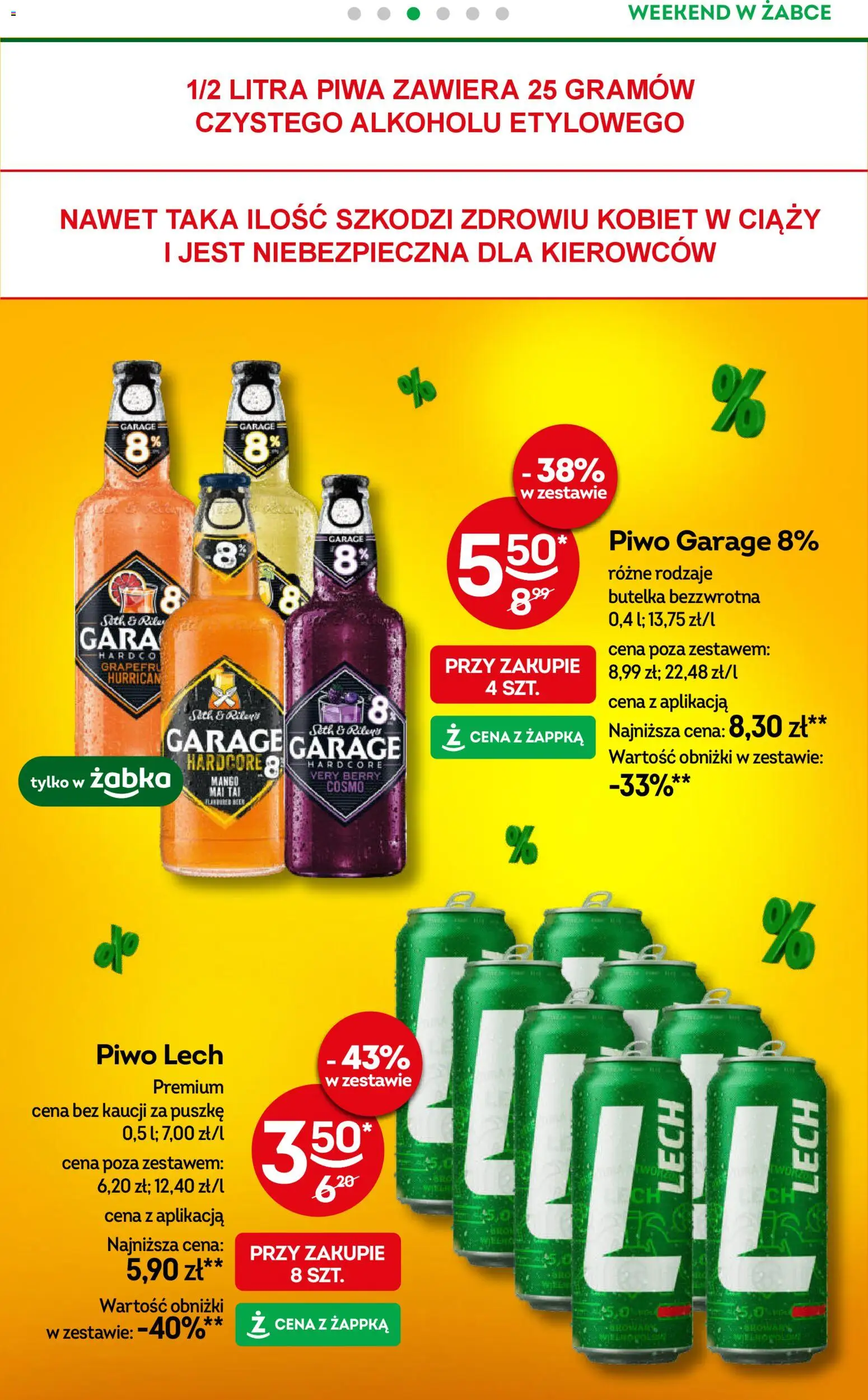Żabka gazetka - Weekendowe promocje od 06.03.2026 | Strona: 4 | Produkty: Mango, Piwo