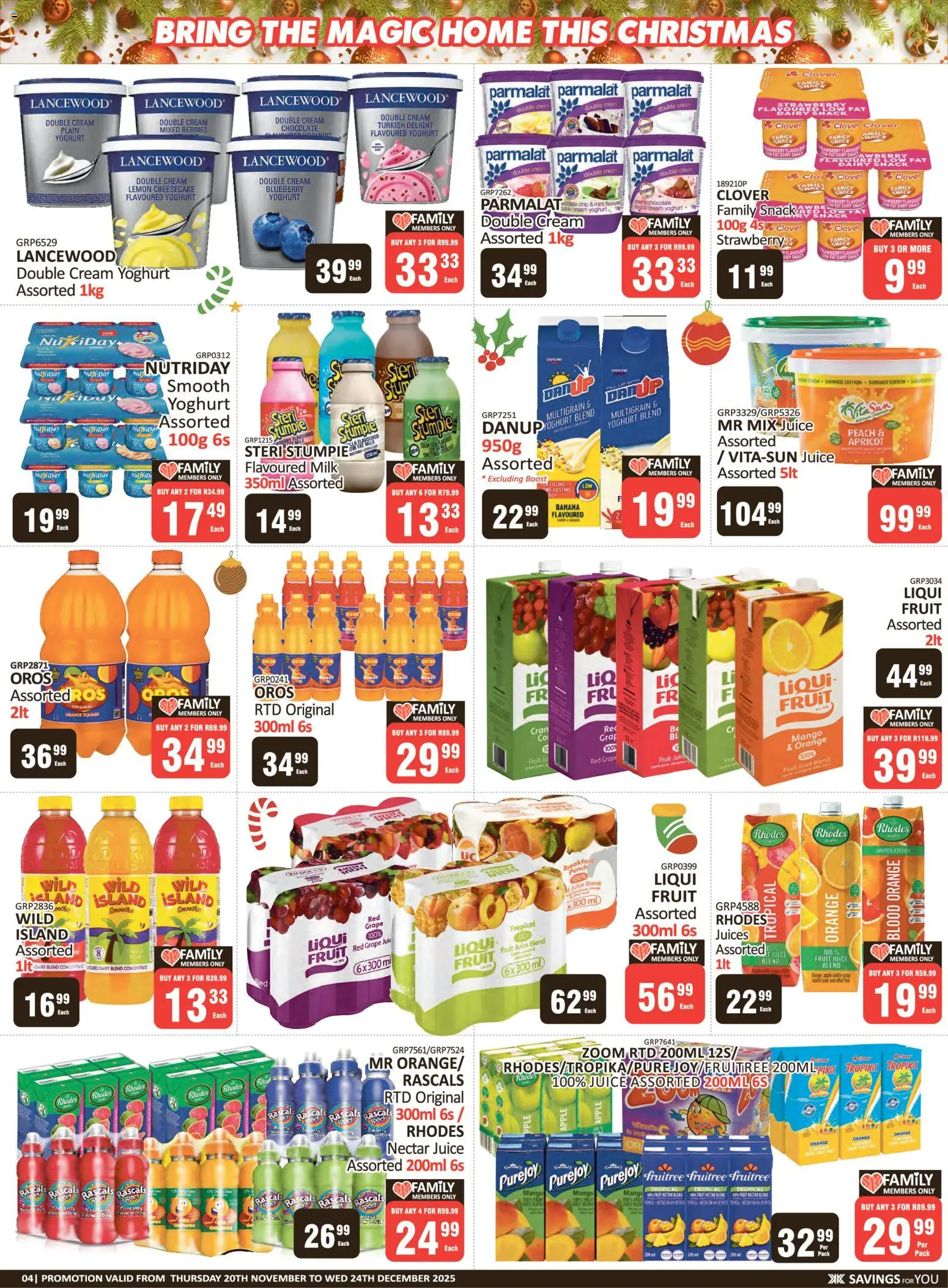 New KIT KAT Cash & Carry catalogue – valid from 20.10.2025 | Page: 4 | Products: Yoghurt, Juice, Lemon, Peach