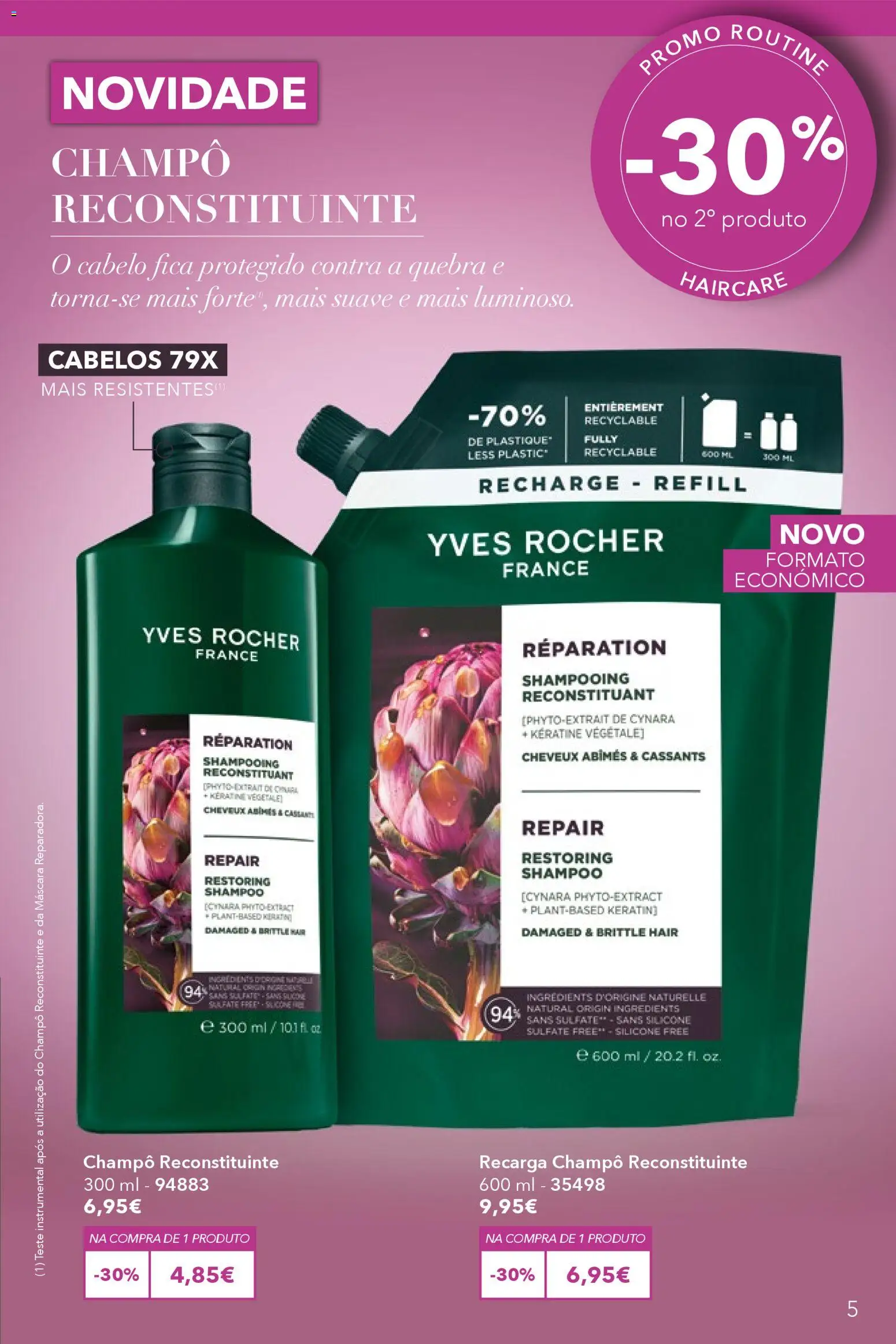 Yves Rocher catálogo 5 │ válido de 31.03.2026 | Página: 5 | Produtos: Shampoo