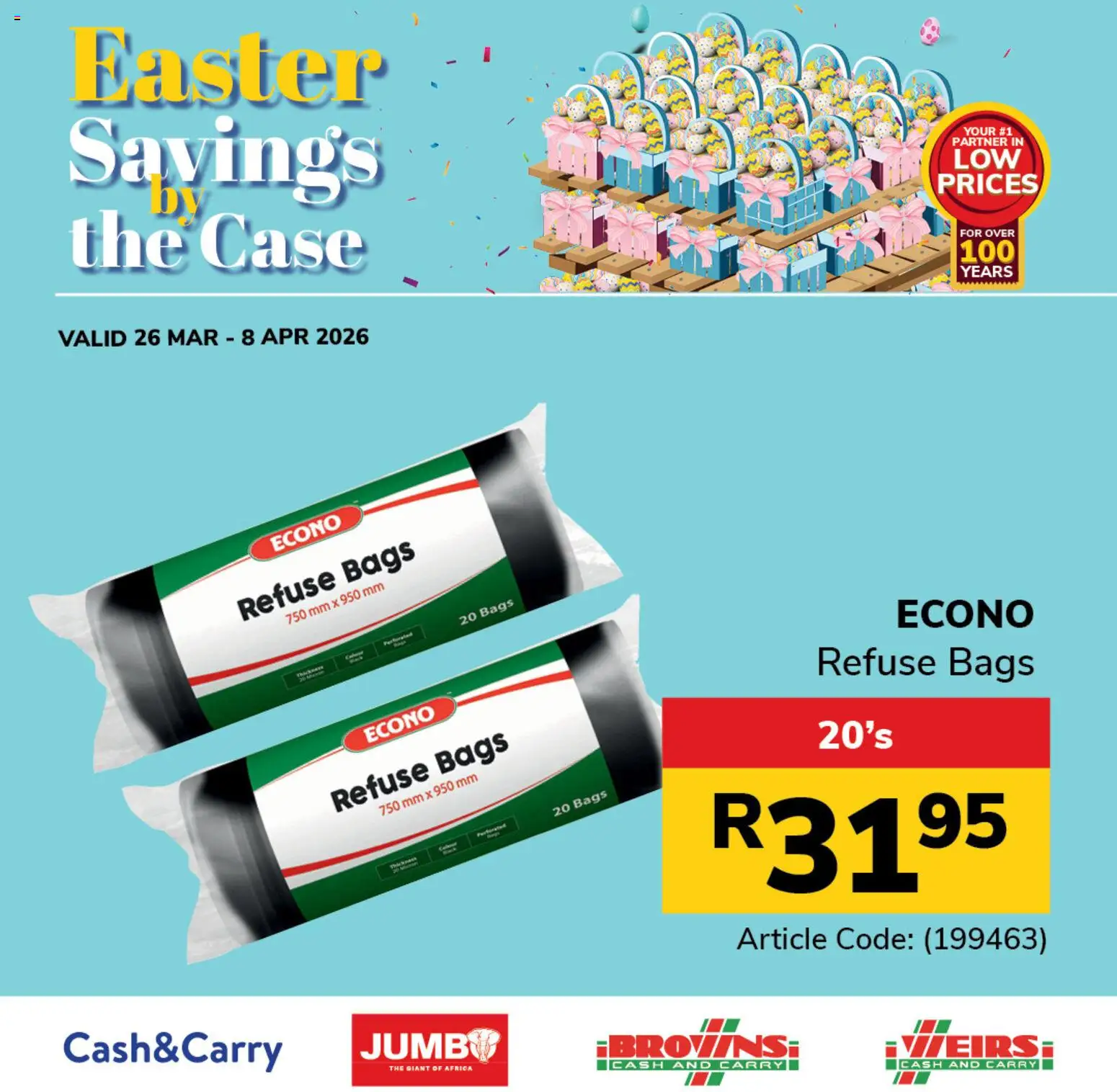 New Jumbo catalogue – valid from 26.03.2026 | Page: 3 | Products: Case, Refuse bags