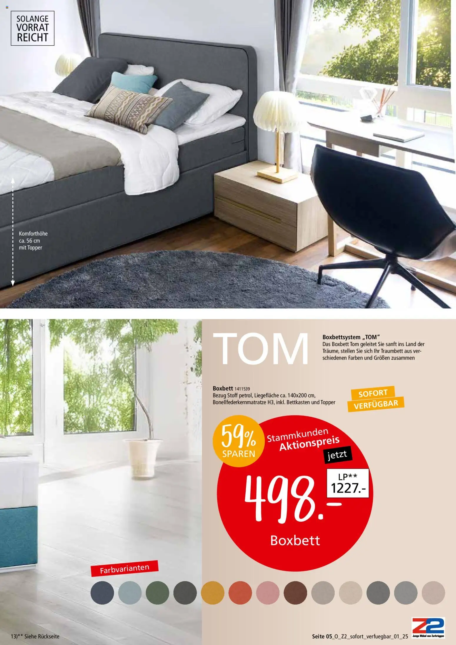 Zurbrüggen Sofort verfügbare Artikel – gültig ab 05.12.2025 | Seite: 5 | Produkte: Topper