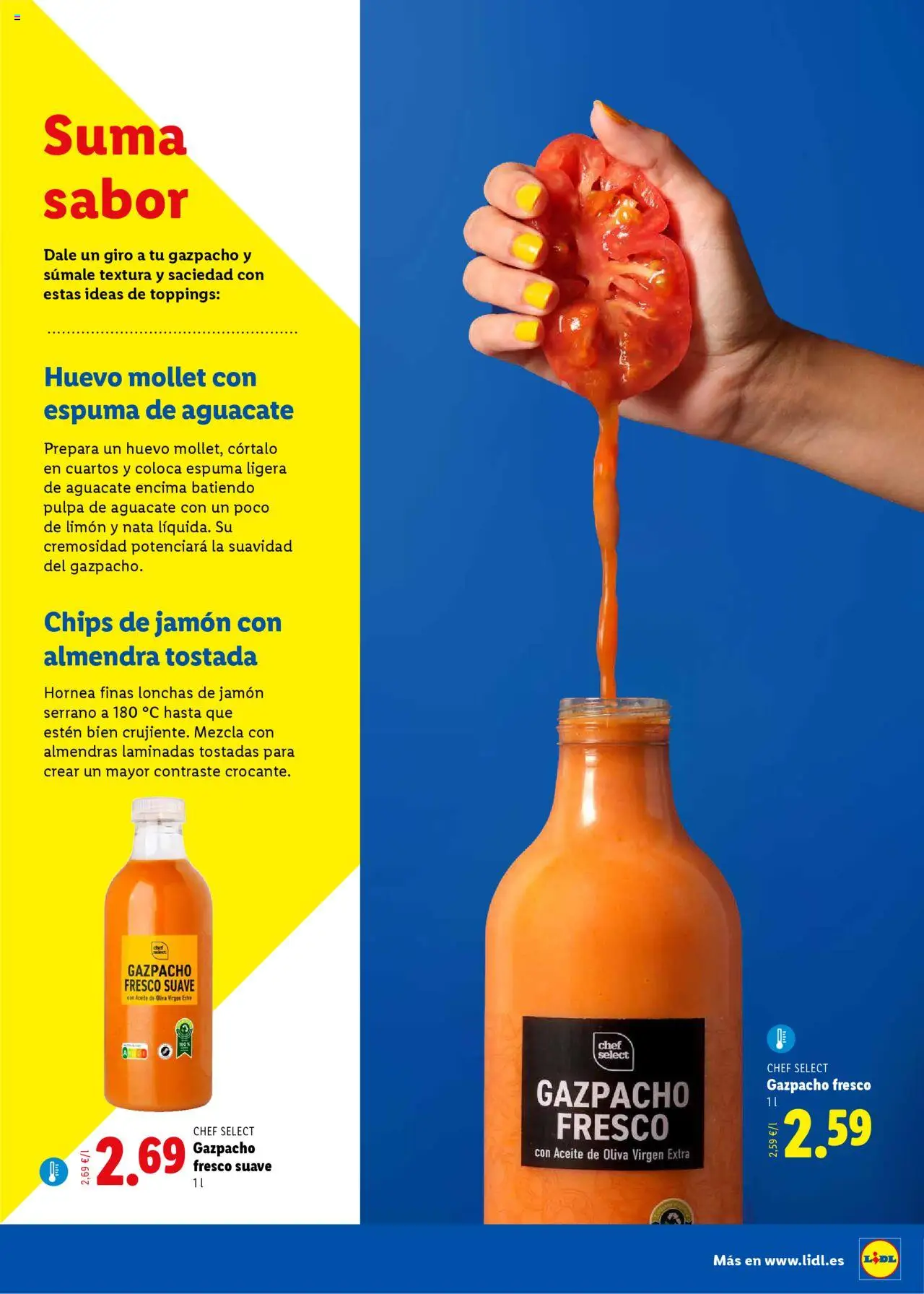 Lidl folleto │ válido desde el 23.06.2025 | Página: 13 | Productos: Jamón serrano, Aceite, Jamón, Aceite de oliva virgen extra