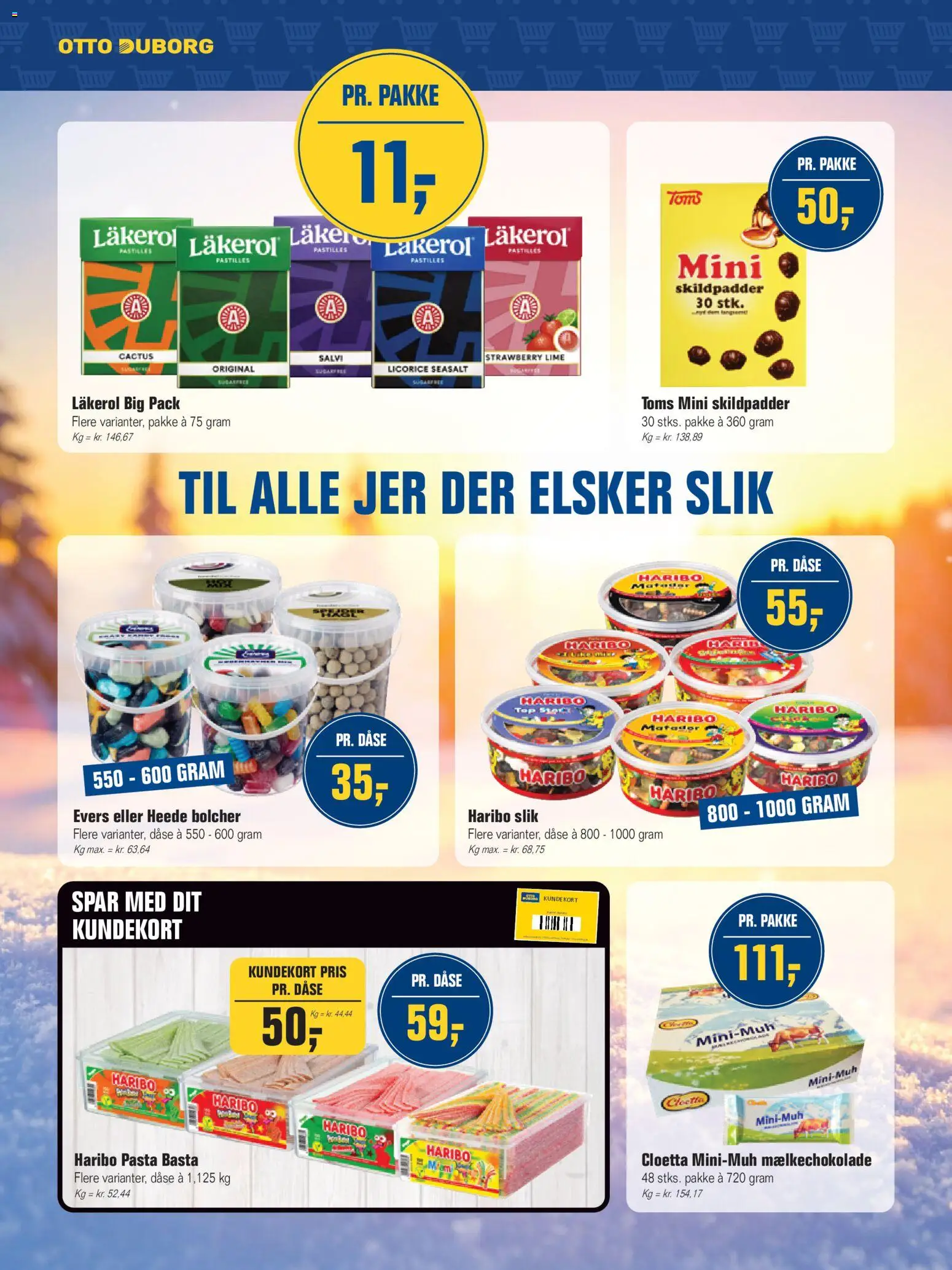 Otto Duborg tilbudsavis – gyldig fra 28.01.2026 | Side: 11 | Produkter: Slik, Pasta, Lime