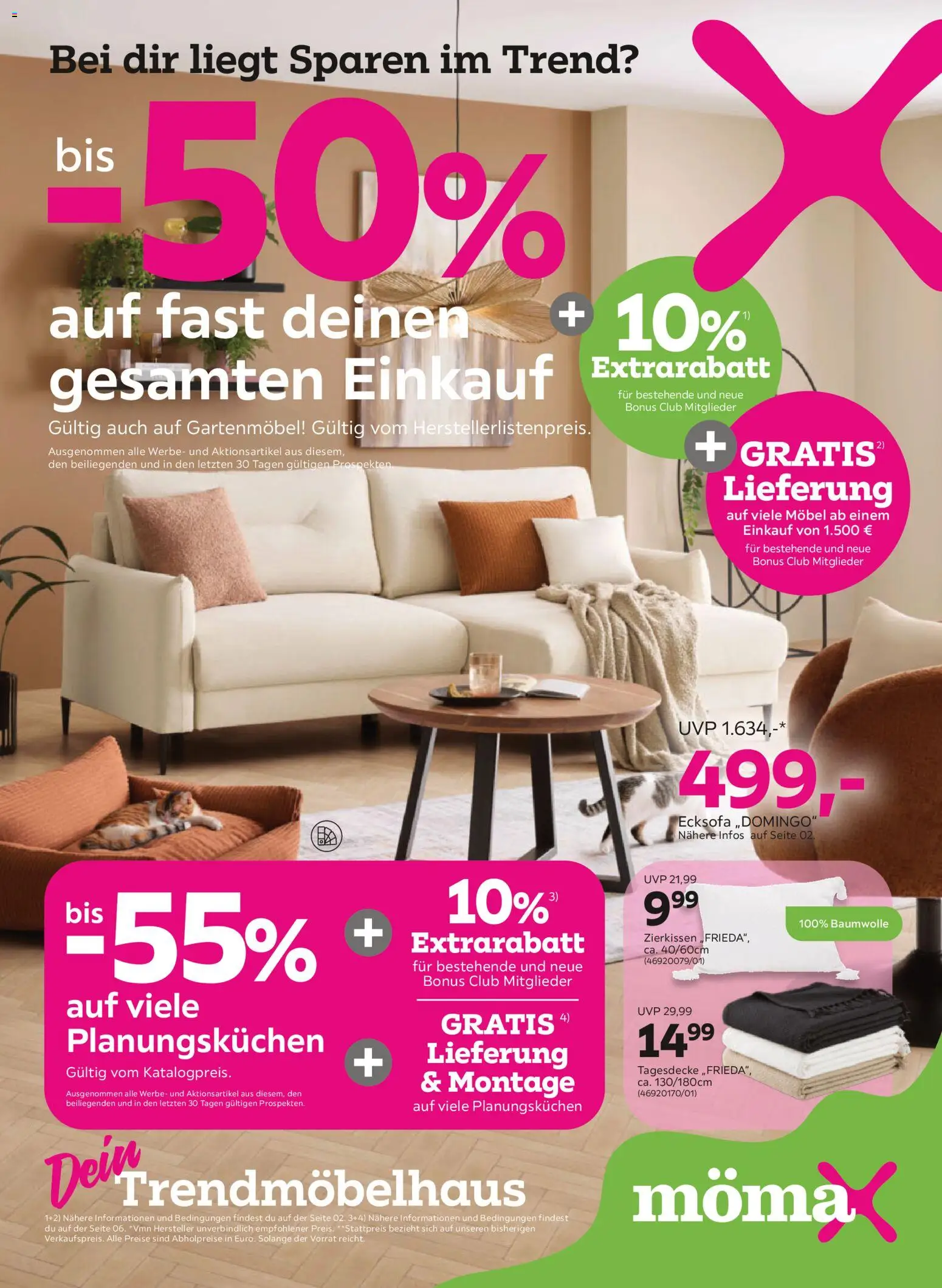 Mömax Prospekt aktuell gültig ab 21.04.2026 | Seite: 1 | Produkte: Gartenmöbel