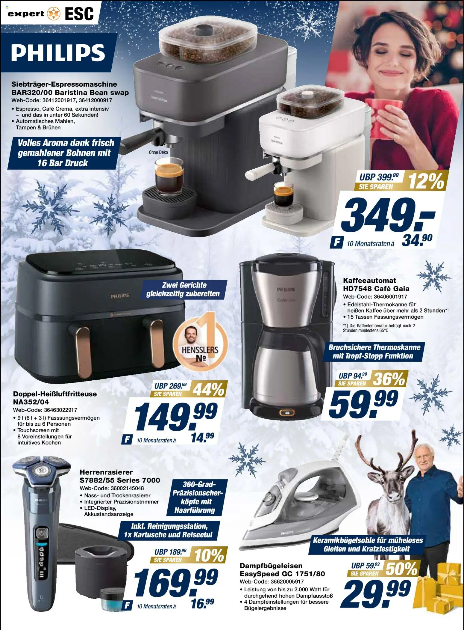 Expert Weihnachts sparen No. 2 – gültig ab 15.12.2025 | Seite: 6 | Produkte: Philips, Kaffee