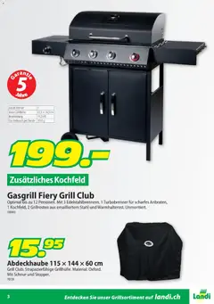 Landi Aktionen Grillmomente ab 30.01.2026 gültig | Seite: 3 | Produkte: Kochfeld, Grill
