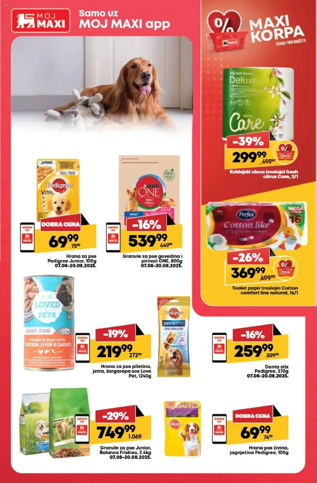 Tempo katalog - važi od 07.08.2025 | Strana: 29 | Proizvode: Toalet papir, Hrana za pse, Ubrus, Korpa