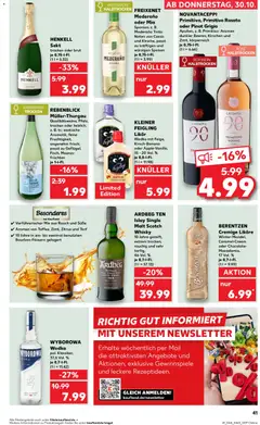 KLEINER FEIGLING, Likör Wodka mit Feige, Kirsch-Banana oder Apple-Vanilla, 15 - 20 Vol. % je 0,5-I-FI. ab 30.10.2025 gültig | Seite: 41