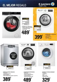 Vista previa E.Leclerc folleto válido desde el 15.12.2025 | Página: 7 | Productos: Lavadora, Secadora, Lavavajillas, Bandeja