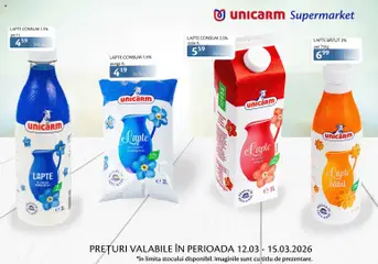 Ofertele Unicarm valabile de la 12.03.2026