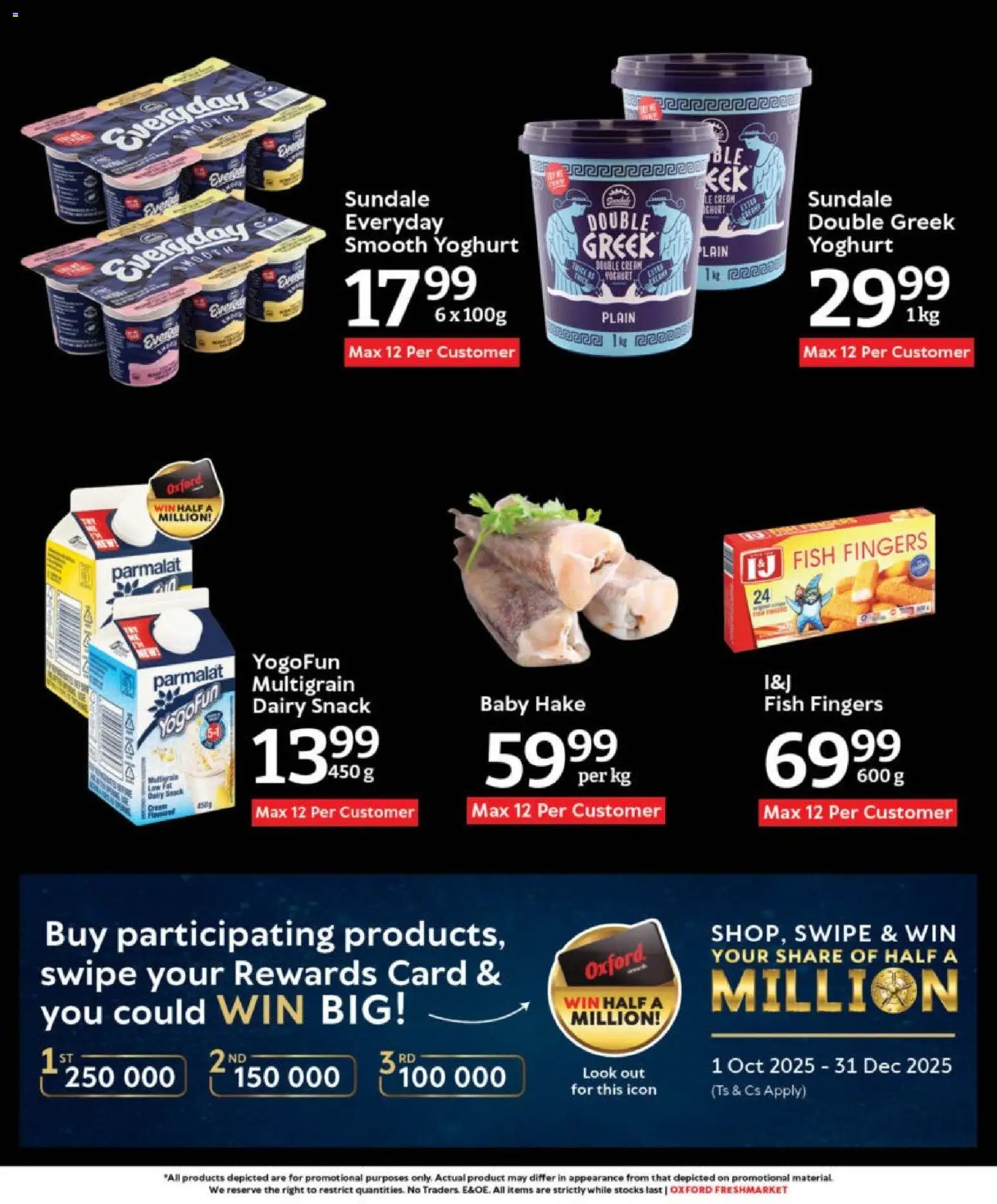New Oxford Freshmarket catalogue – valid from 05.11.2025 | Page: 14 | Products: Yoghurt, Fish, Cream