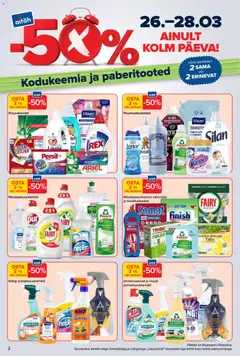 Maxima kliendilehe eelvaade alates 26.03.2026