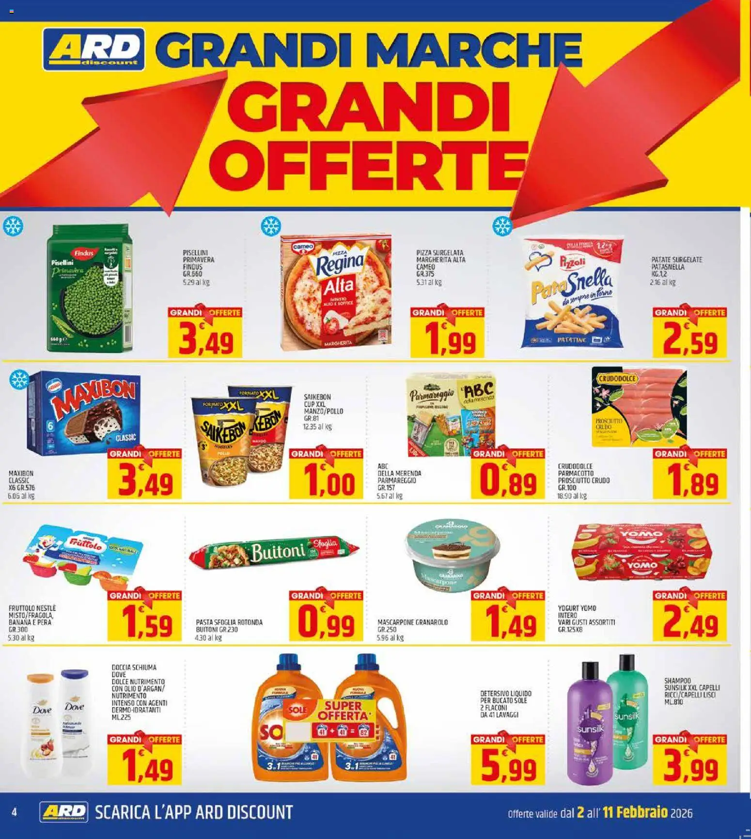 Volantino ARD Discount del 02.02.2026 | Pagina: 4