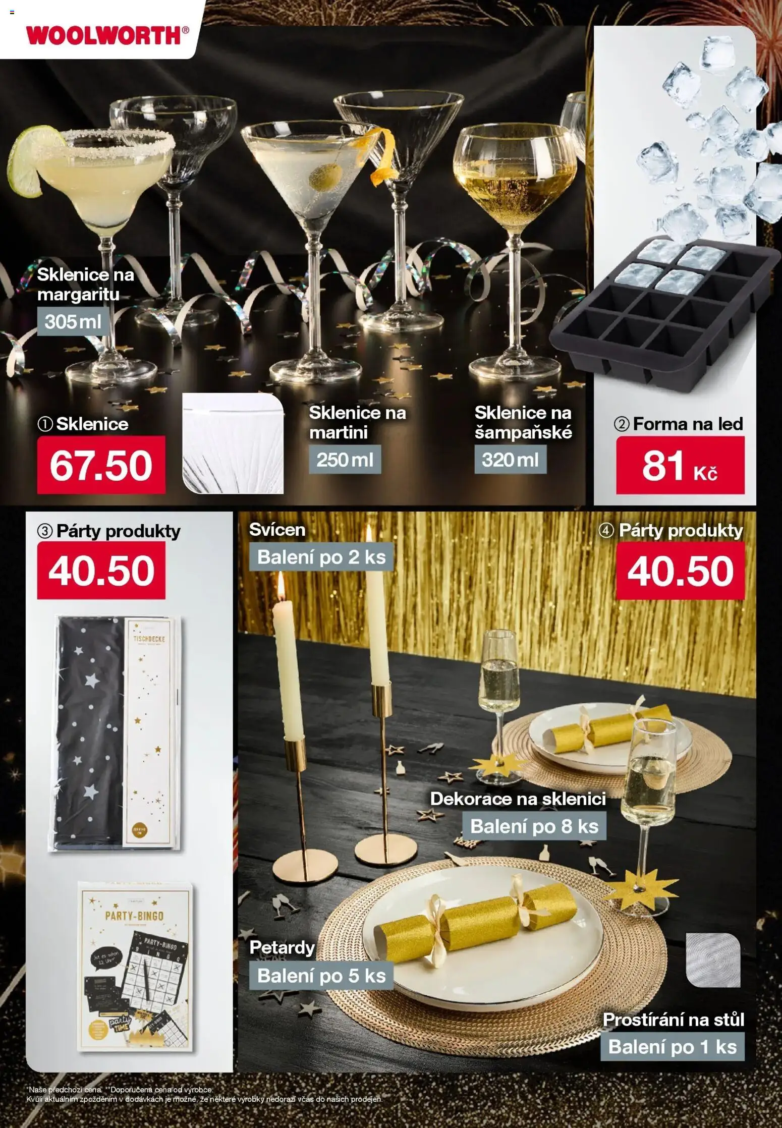 Woolworth leták od 12.12.2025 | Strana: 13 | Produkty: Forma na led, Prostírání, Stůl, Sklenice