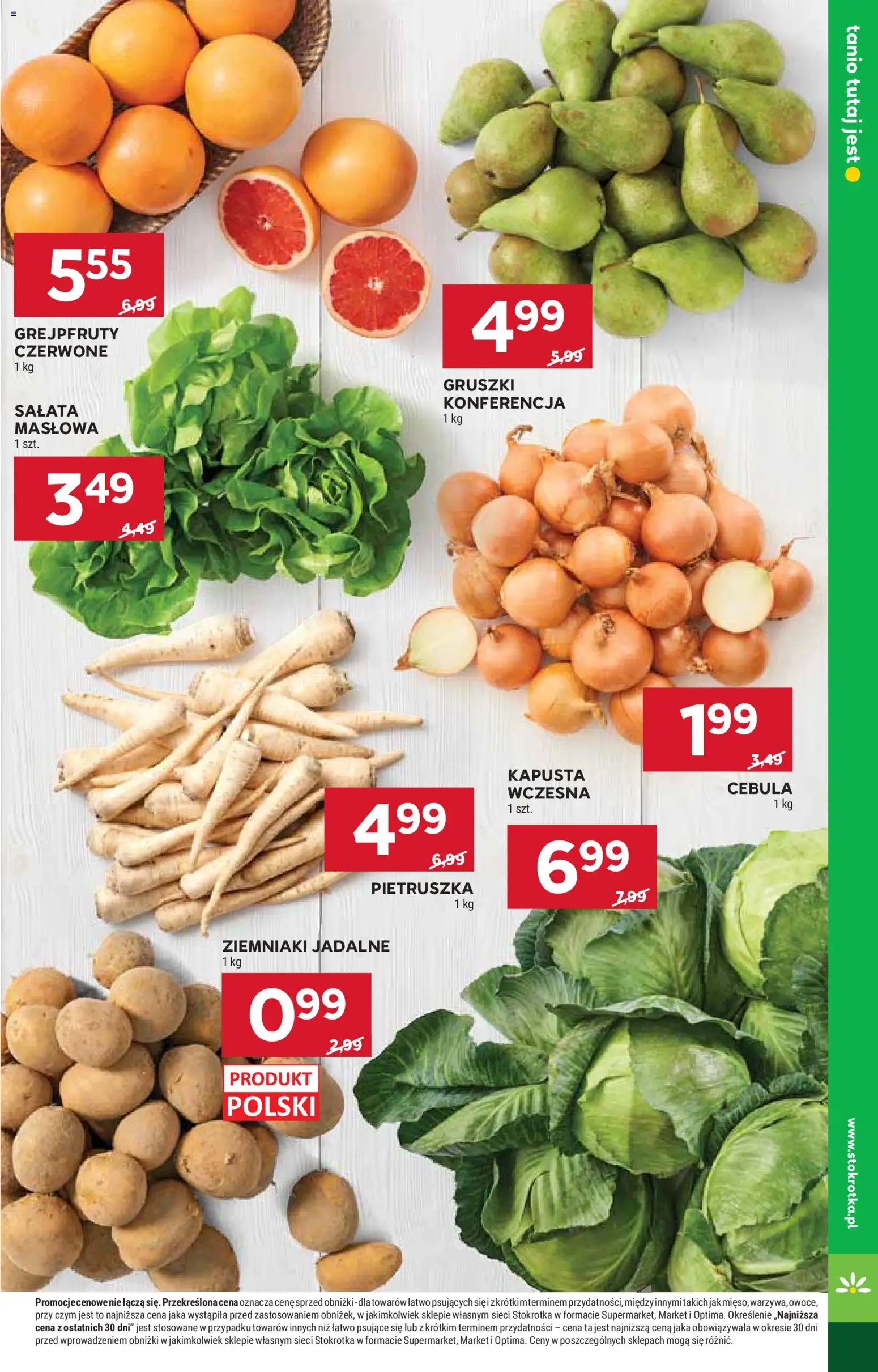 Stokrotka Gazetka - Market od 19.02.2026 | Strona: 9 | Produkty: Kapusta, Pietruszka, Stokrotka, Ziemniaki