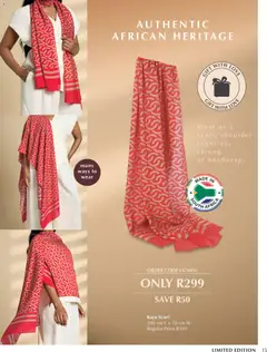 Justine specials catalogue – valid from 17.03.2026 | Page: 15 | Products: Scarf