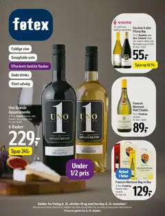 Føtex - Efterårets bedste flasker gyldig fra 31.10.2025