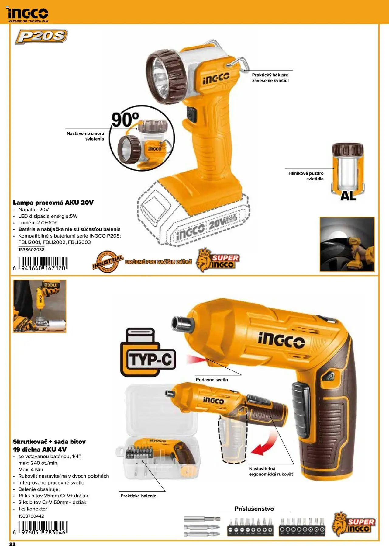 Nové Kinekus akcie – leták je platný od 28.04.2025 | Strana: 22 | Produkty: Svietidlá, Lampa, Svetlo, Skrutkovač