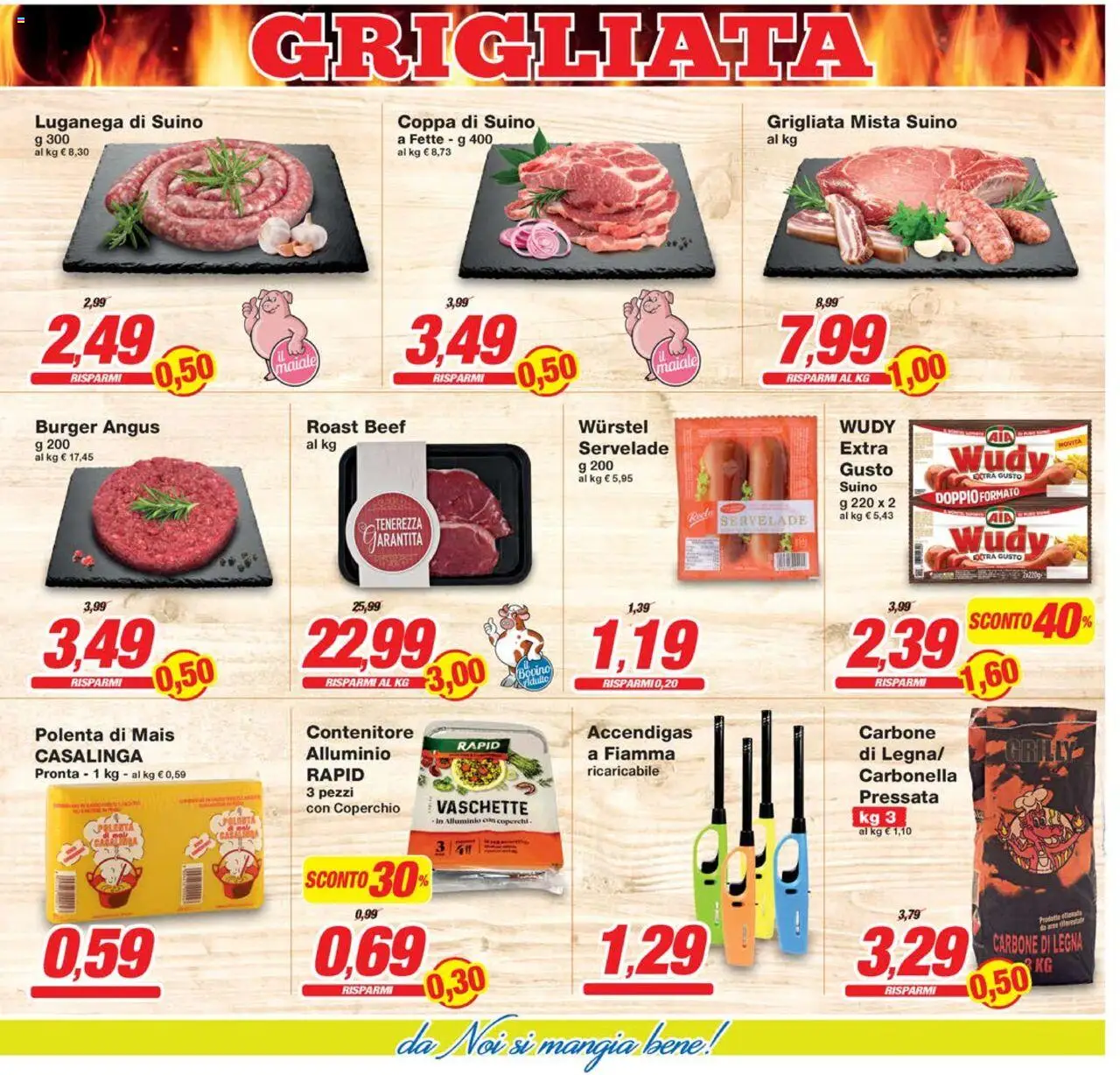 Volantino Prix del 08.08.2025 | Pagina: 9 | Prodotti: Wurstel, Mais, Contenitore, Alluminio