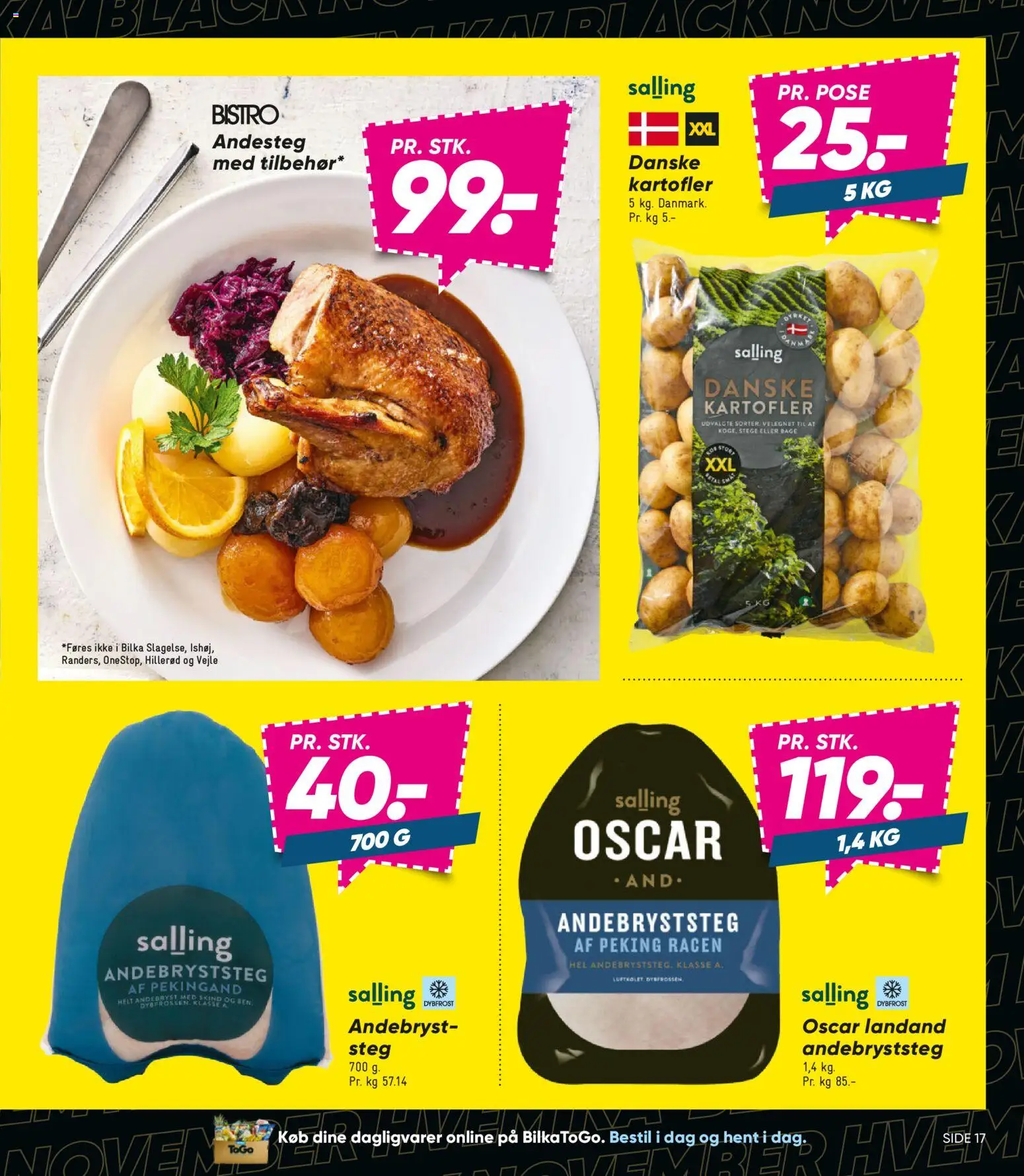 Bilka tilbudsavis – gyldig fra 07.11.2025 | Side: 17 | Produkter: Kartofler