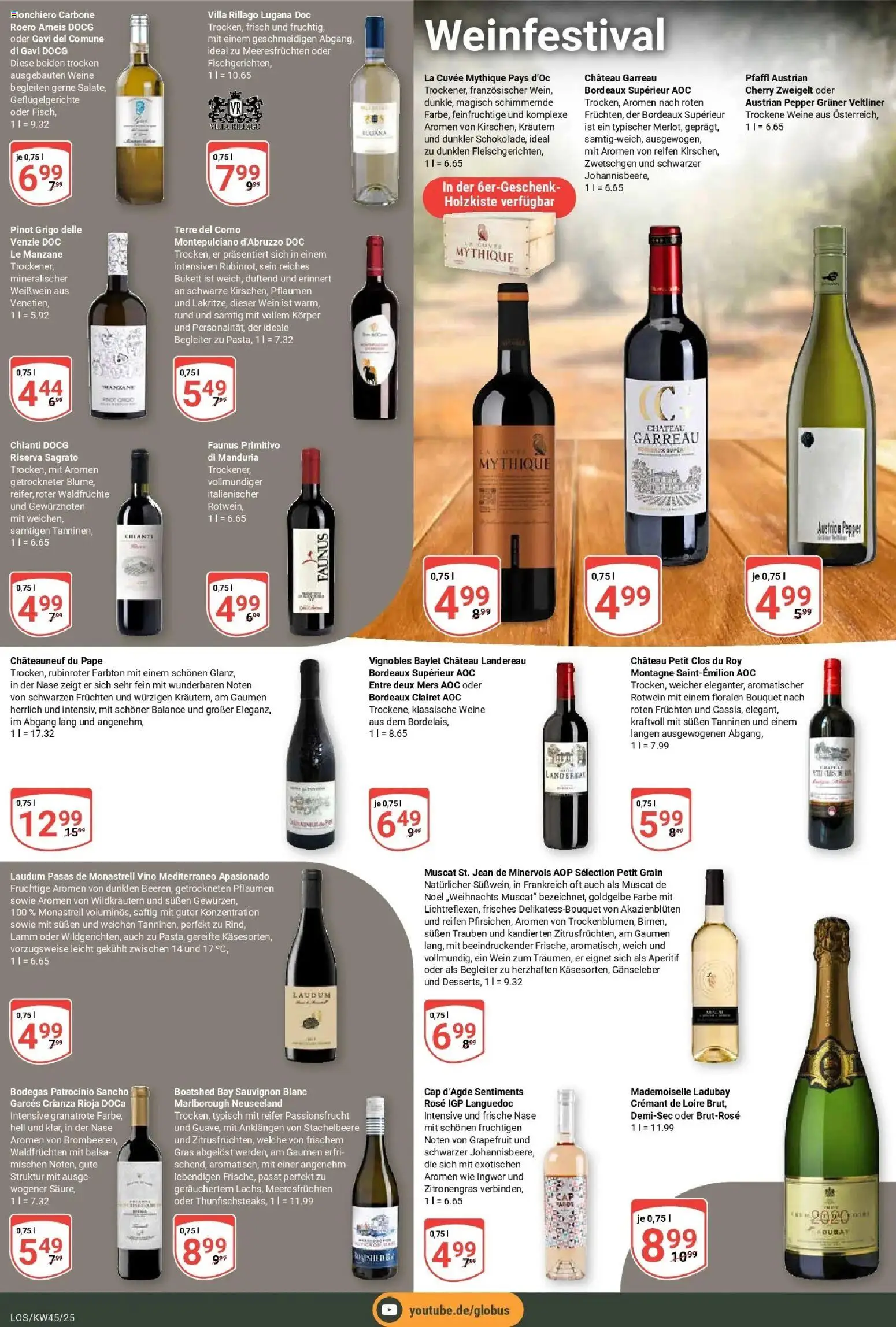 Globus prospekt Losheim Am See	 – gültig ab 02.11.2025 | Seite: 18 | Produkte: Trauben, Rotwein, Grapefruit, Wein