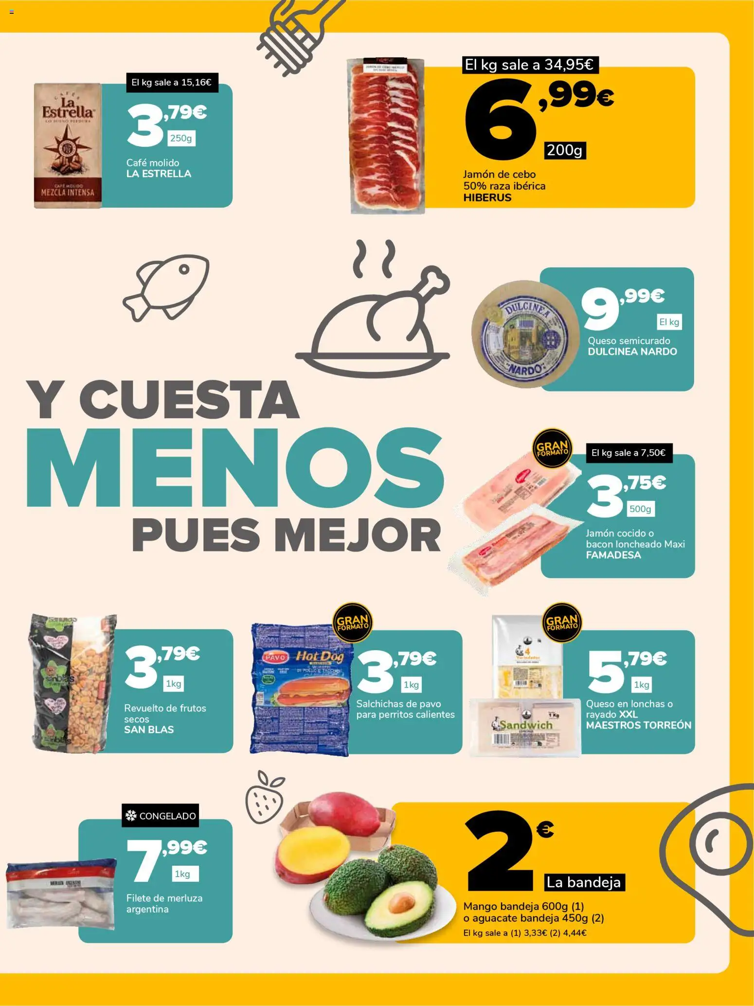 Supeco folleto │ válido desde el 08.01.2026 | Página: 7 | Productos: Queso, Café, Jamón, Jamón cocido
