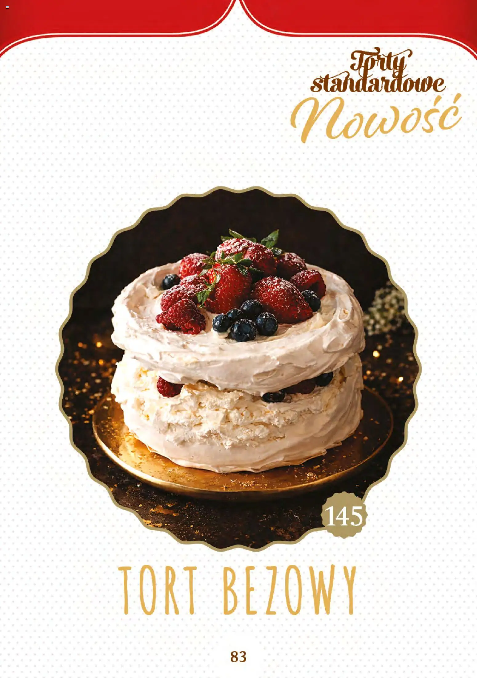 Topaz gazetka - Torty od 27.04.2026 | Strona: 83 | Produkty: Tort