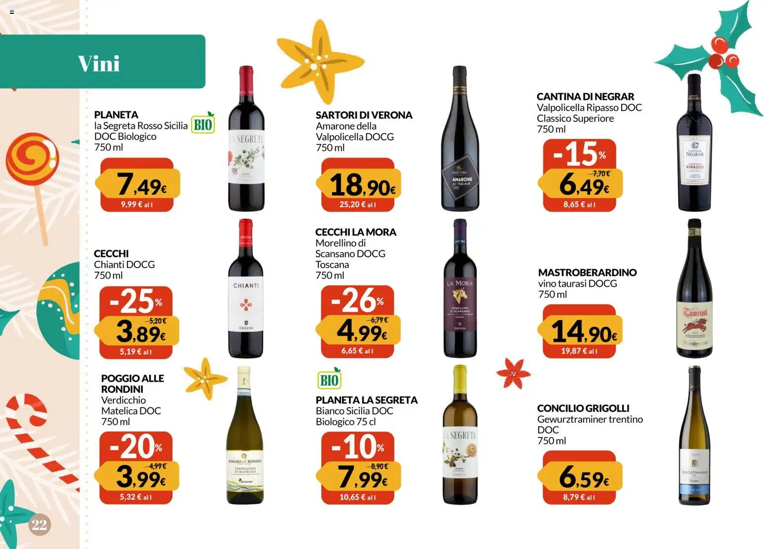 Volantino Famila del 24.11.2025 | Pagina: 22 | Prodotti: Vino