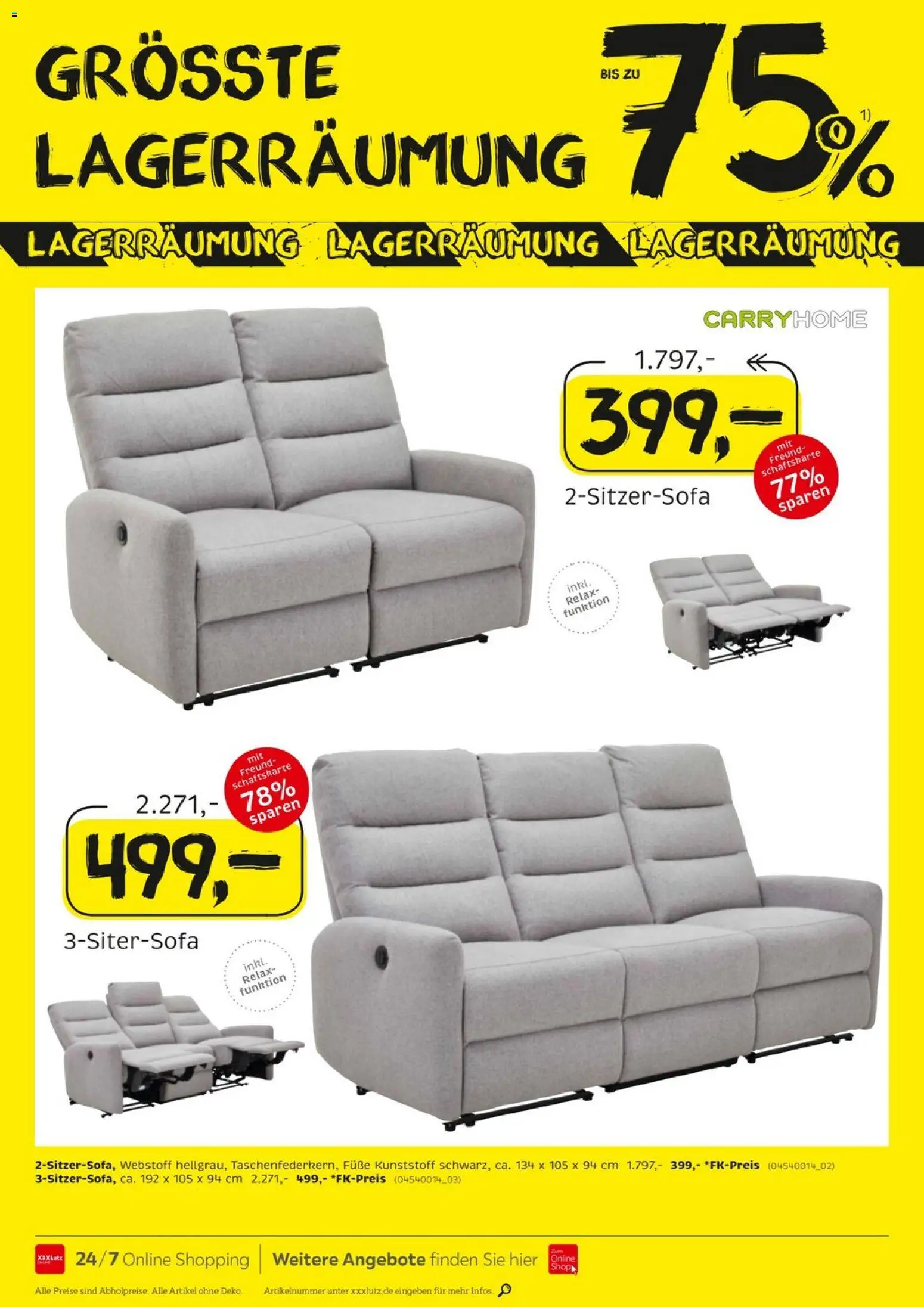 XXXL Lutz Lagerräumungsverkauf – gültig ab 21.12.2025 | Seite: 10