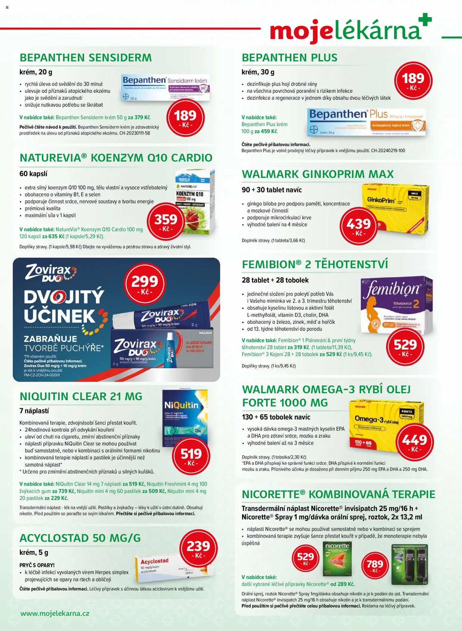 Moje lékárna leták od 15.11.2025 | Strana: 10 | Produkty: Olej, Náplast, Med, Tablet