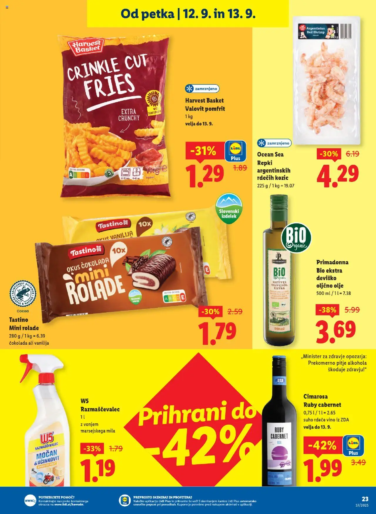 Novi Lidl katalog ponudbe – veljaven od 11.09.2025 | Stran: 31 | Izdelki: Oljčno olje, Olje, Cokolada, Vino