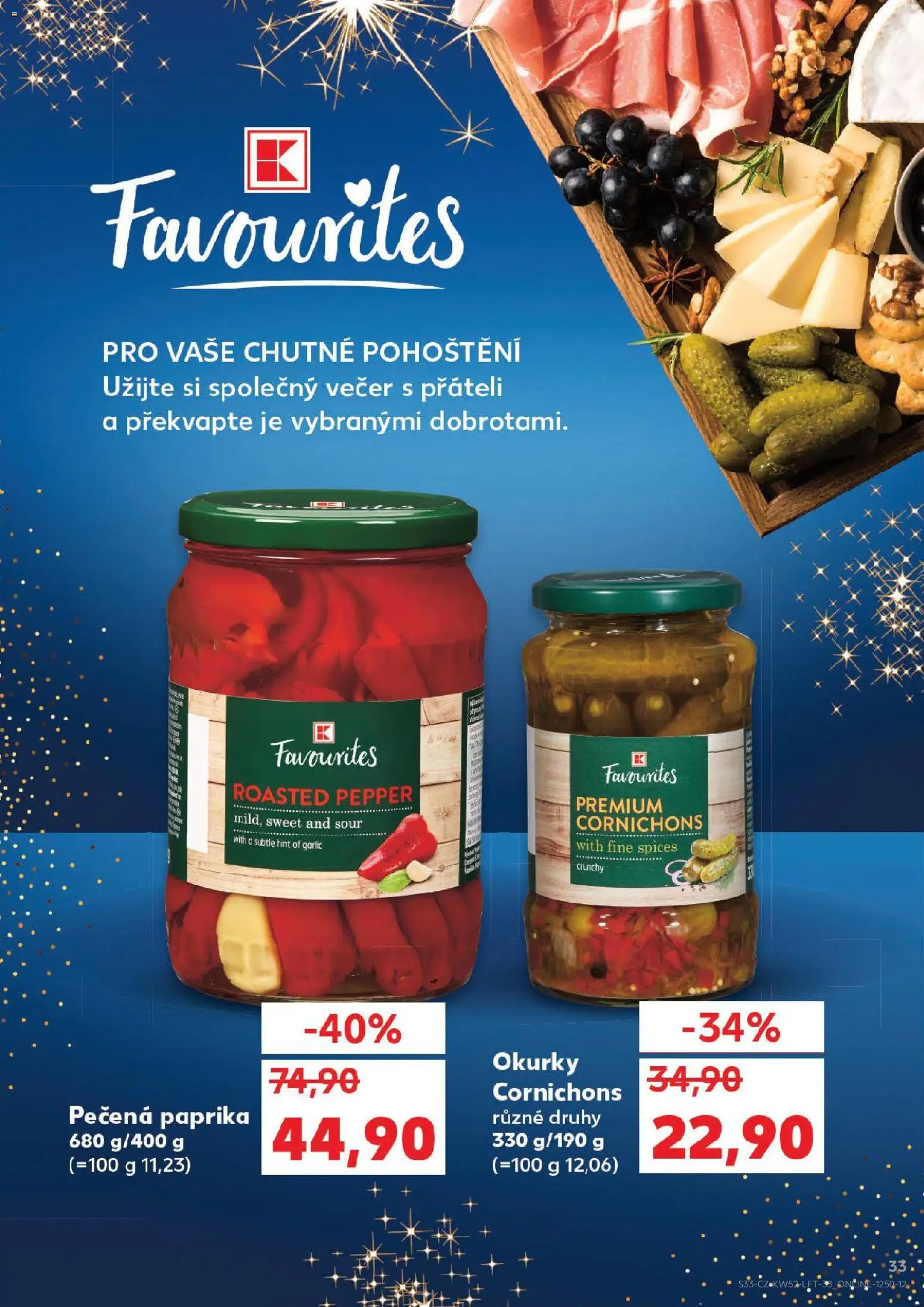 Kaufland leták - Praha 4 od 27.12.2025 | Strana: 33 | Produkty: Okurky, Paprika