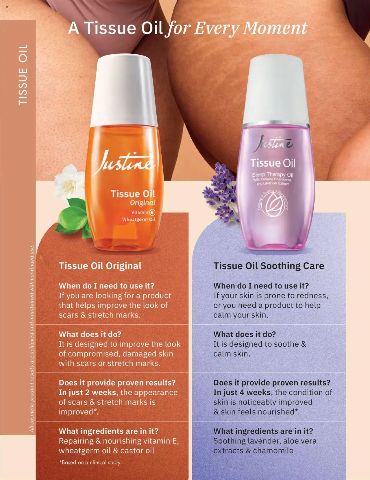 New Justine catalogue – valid from 01.10.2025 | Page: 88 | Products: Tissue oil, Oil