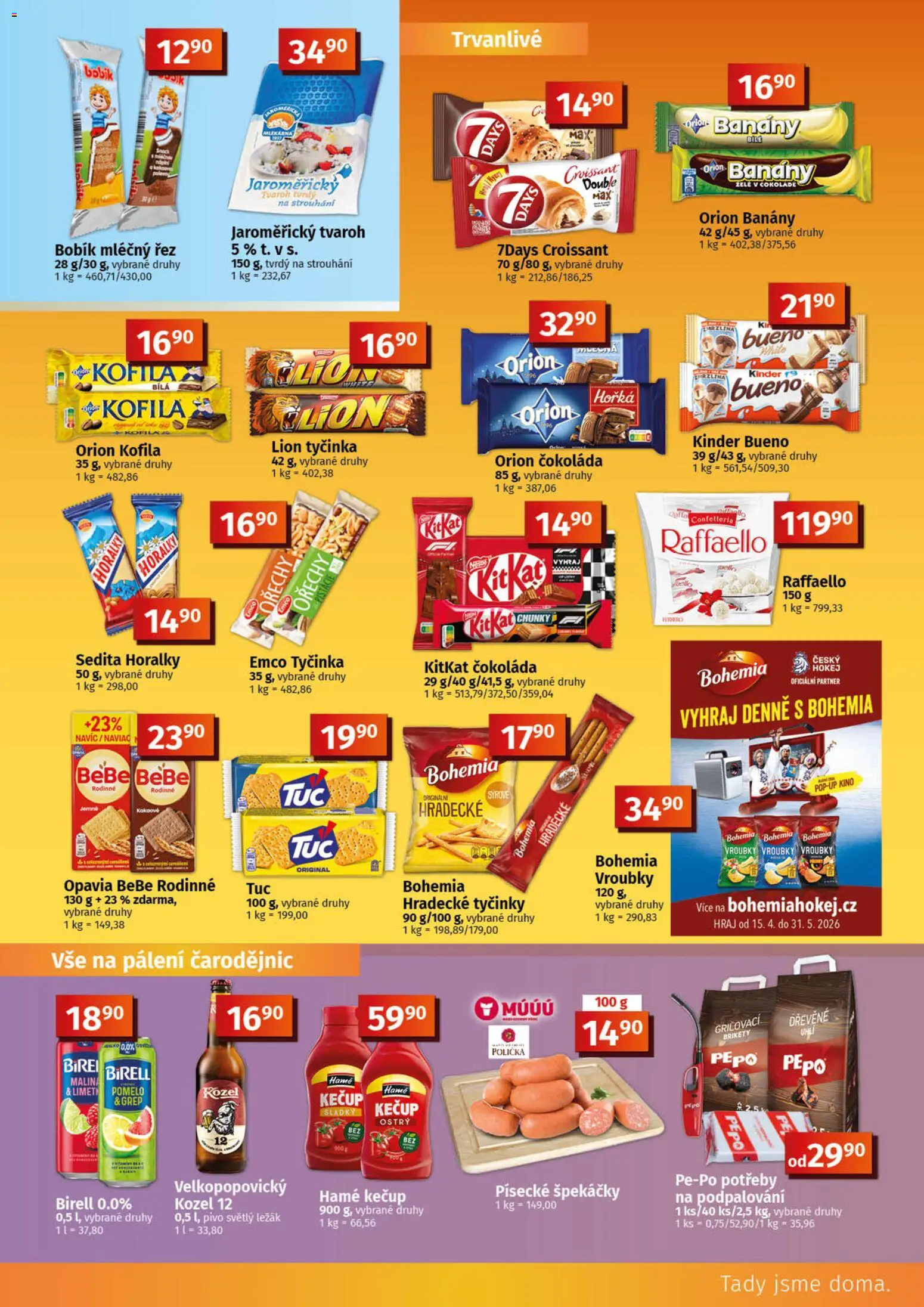 Konzum leták od 22.04.2026 | Strana: 5 | Produkty: Pivo, Tvaroh, Pepo, Bebe