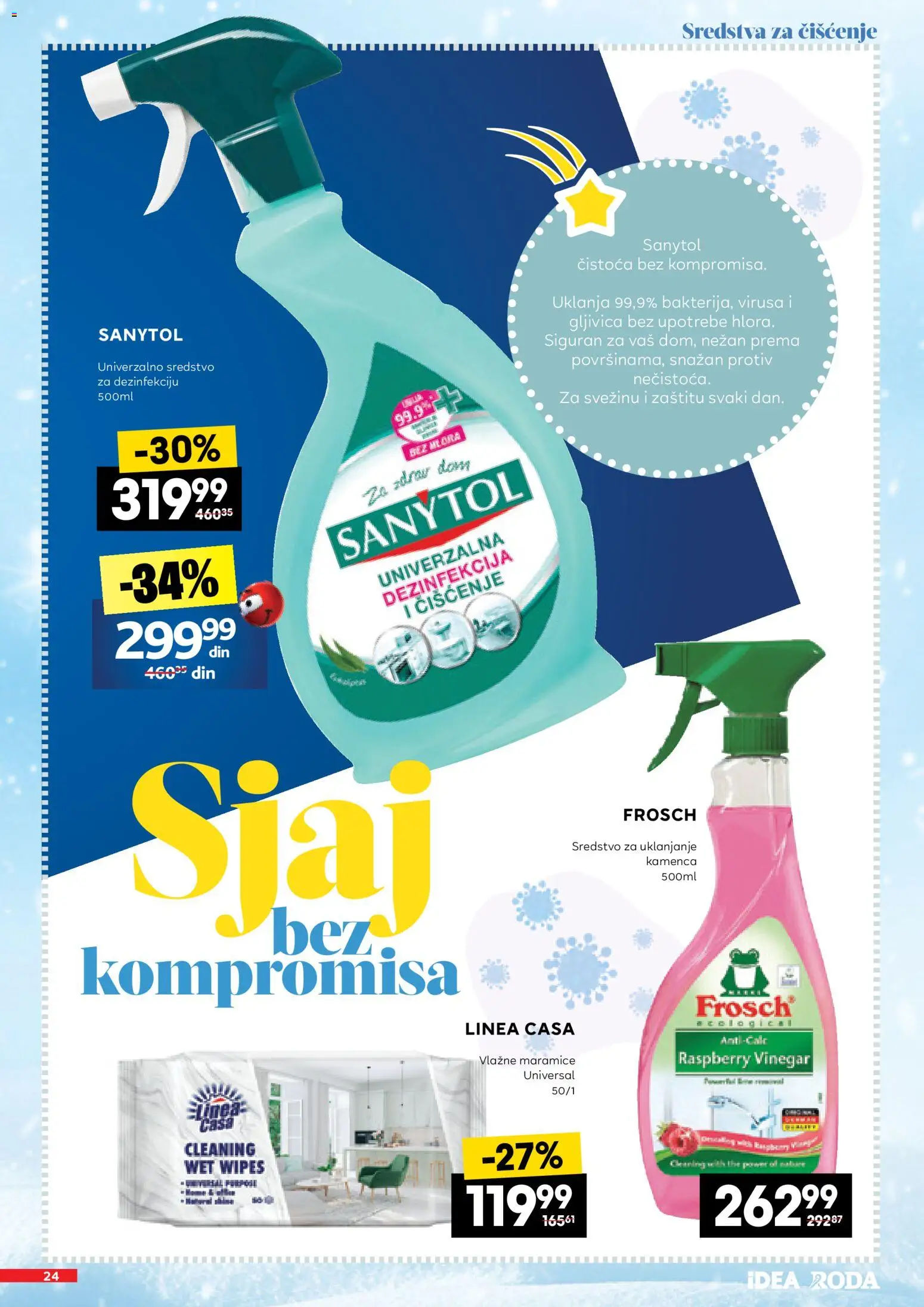 Roda katalog - važi od 19.02.2026 | Strana: 24 | Proizvode: Vlažne maramice, Sanytol