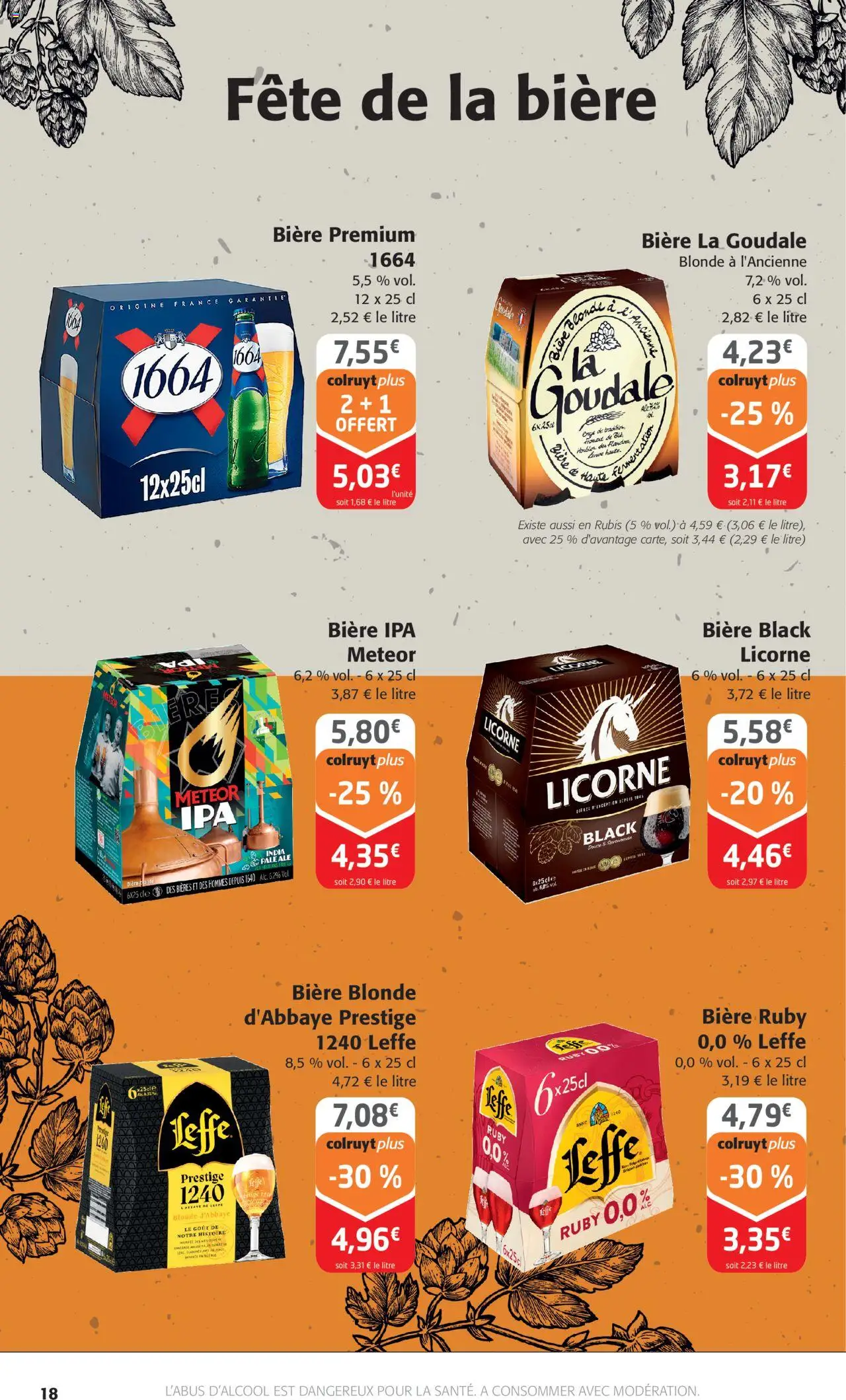  | Page: 18 | Produits: Goudale, Bière blonde, Bière