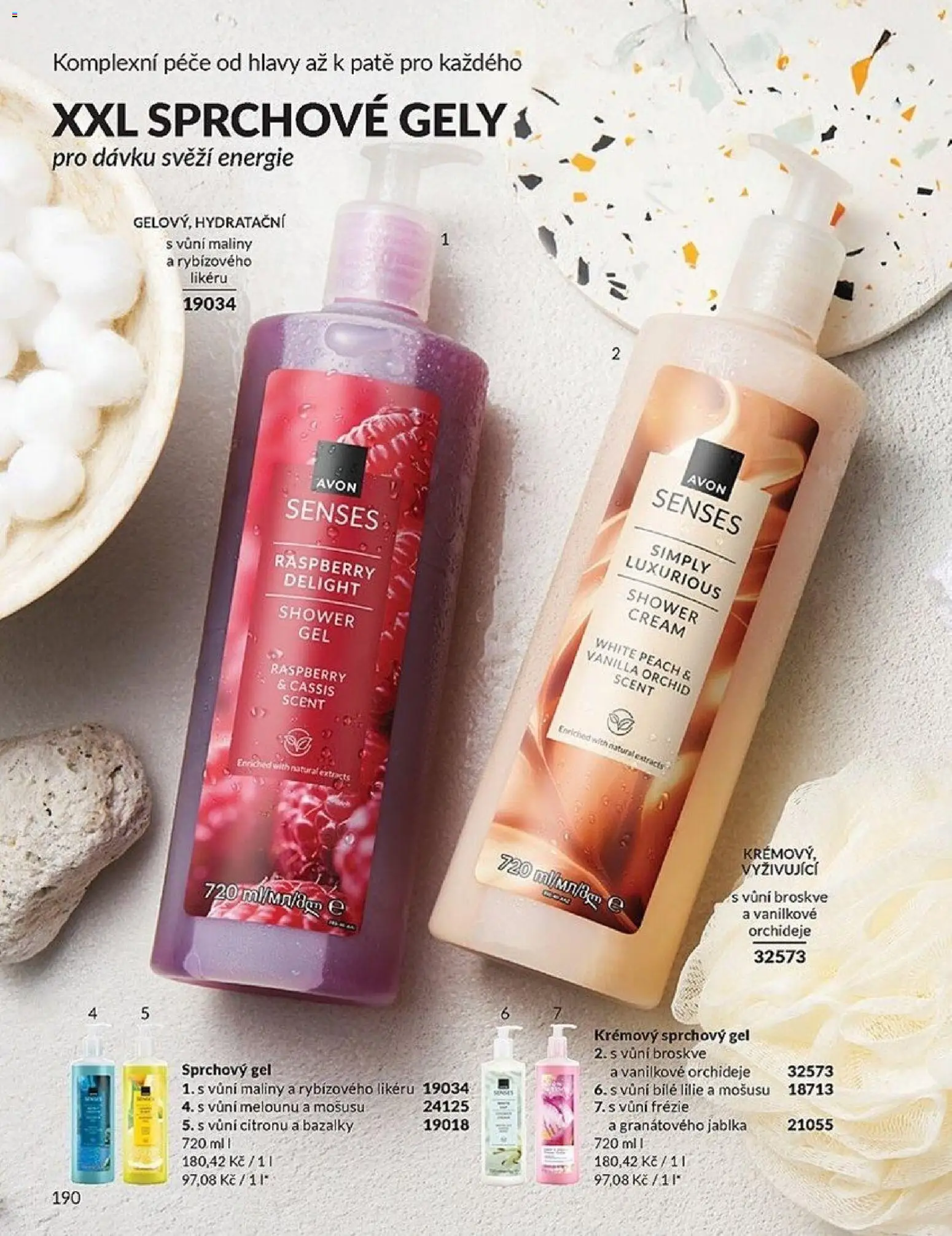 Avon katalog 2/2026 od 01.02.2026 | Strana: 190 | Produkty: Sprchový gel, Jablka, Broskve, Maliny