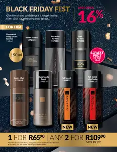 Avon specials catalogue – valid from 01.11.2025 | Page: 206 | Products: Basket, Deodorant