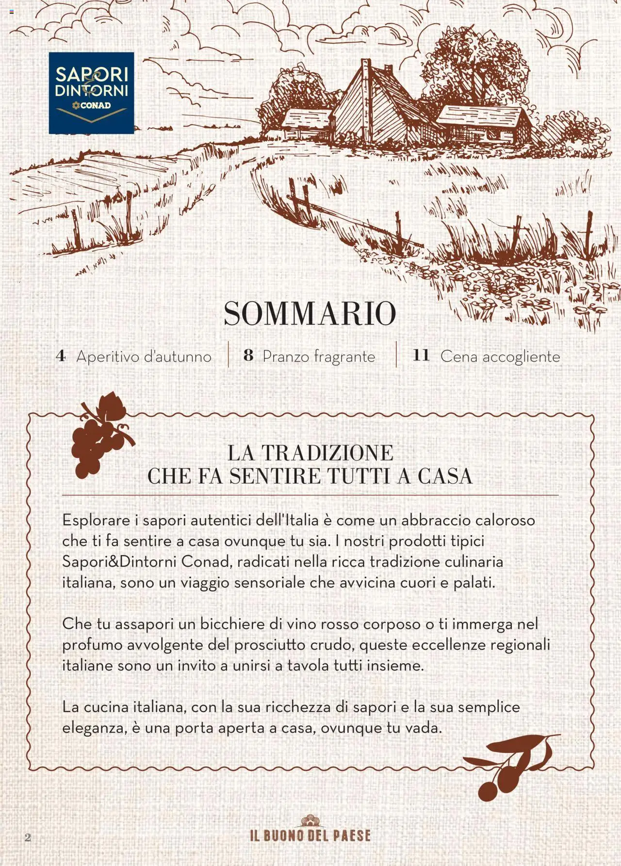 Volantino Conad del 23.10.2025 | Pagina: 2 | Prodotti: Prosciutto, Vino, Profumo, Aperitivo